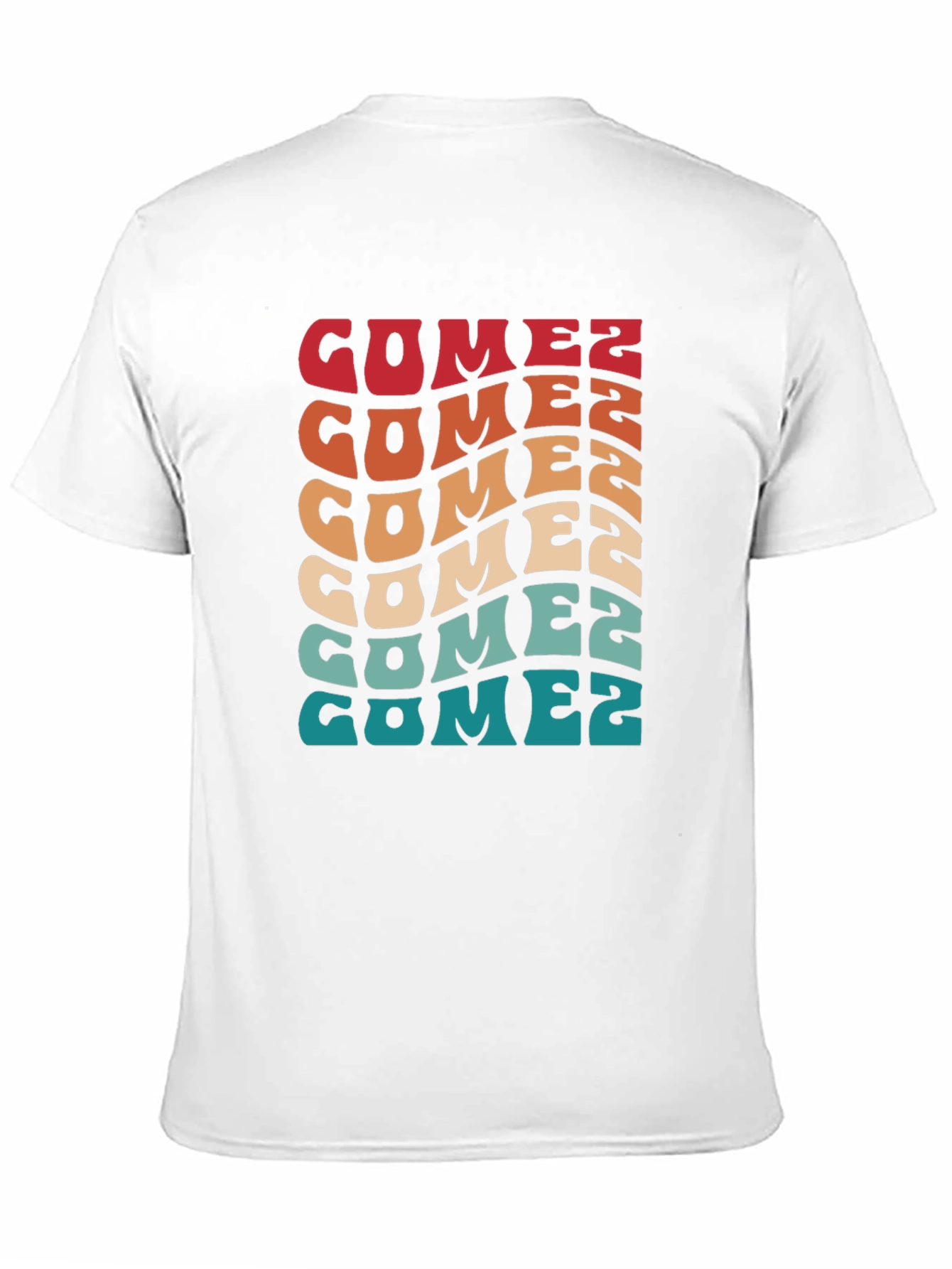 Retro Gomez T-Shirt - Vintage Style Colorful Design