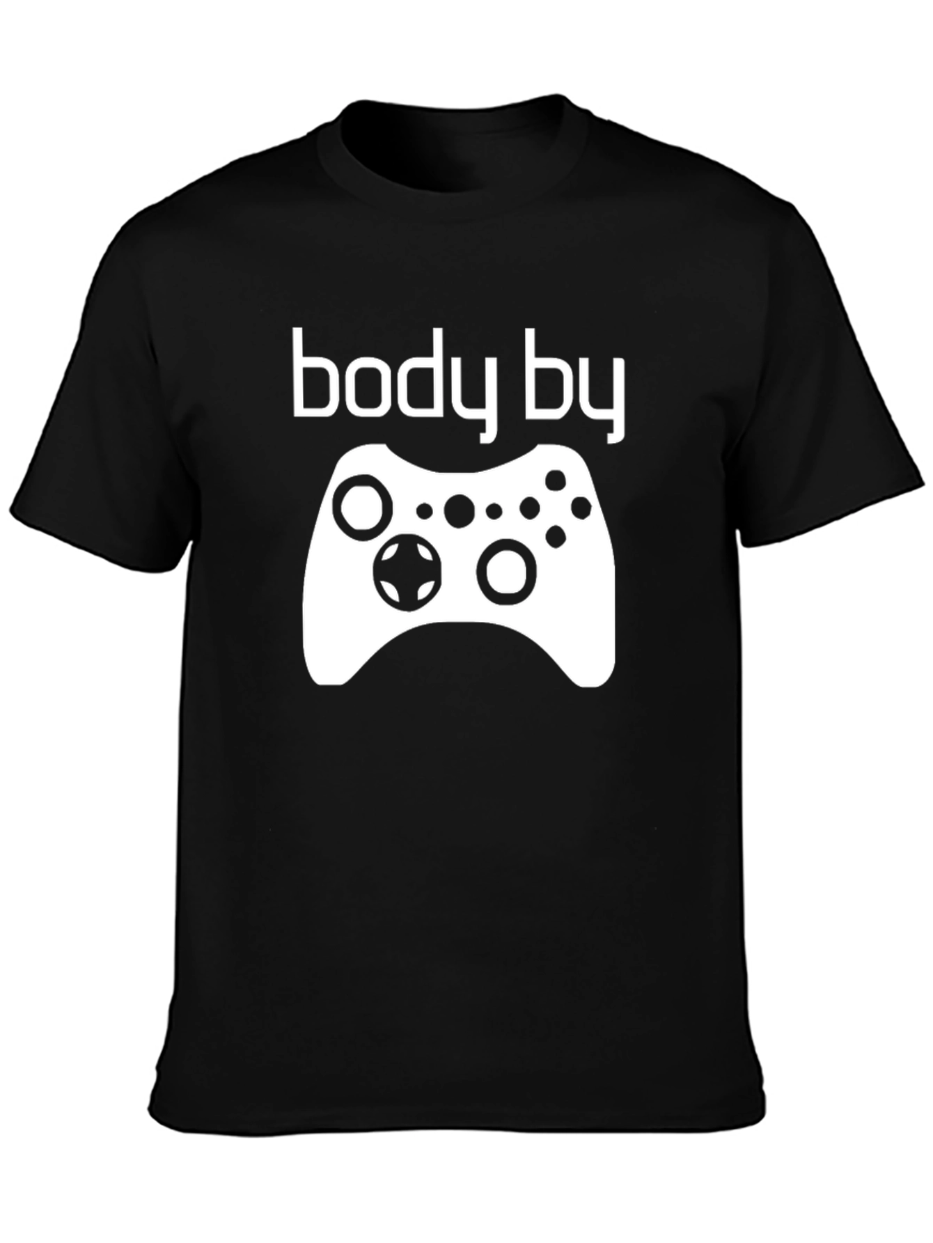 Body By Video Games Black Graphic Tee