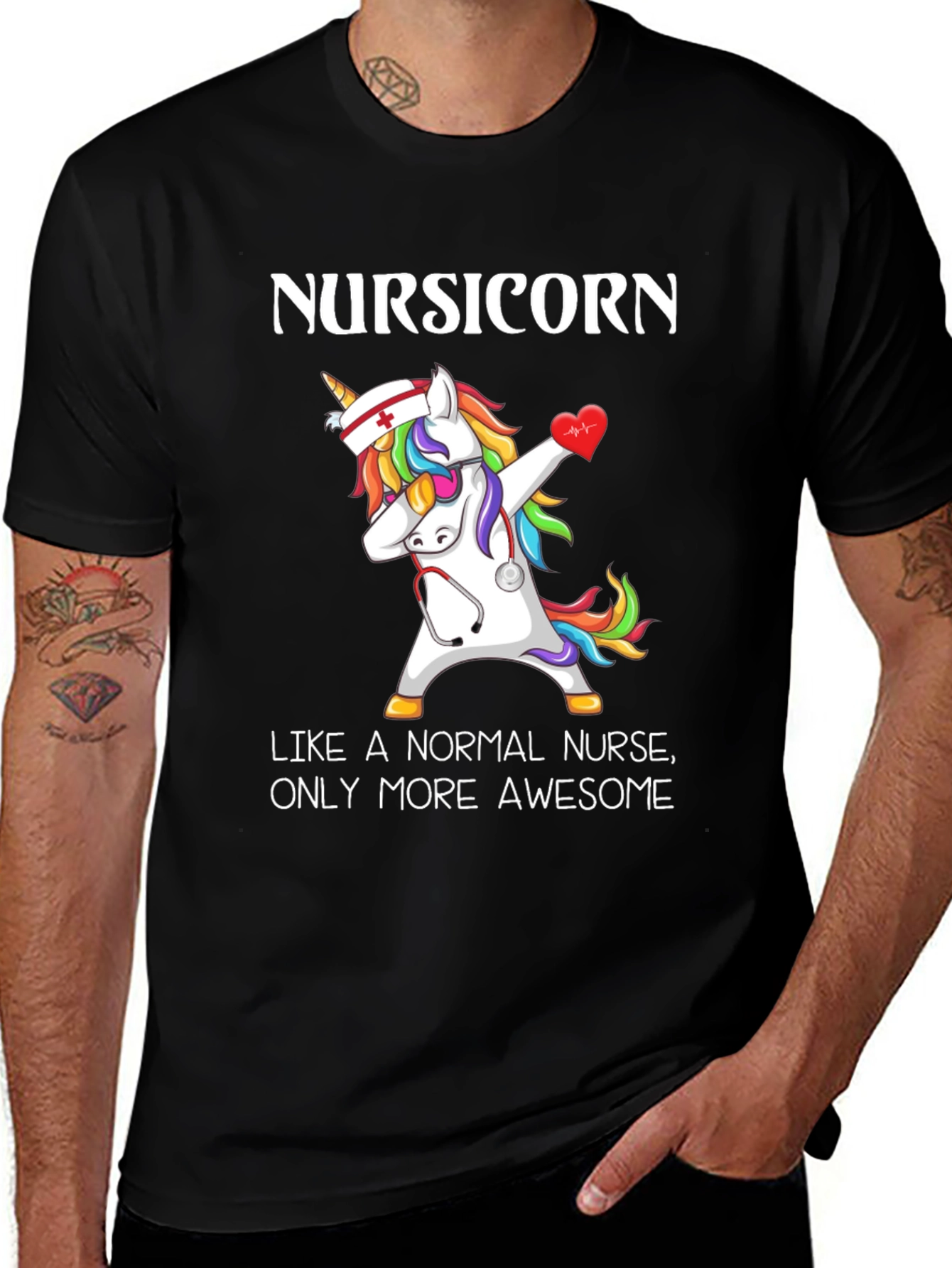 Nursicorn T-Shirt - Awesome Nurse Unicorn Tee