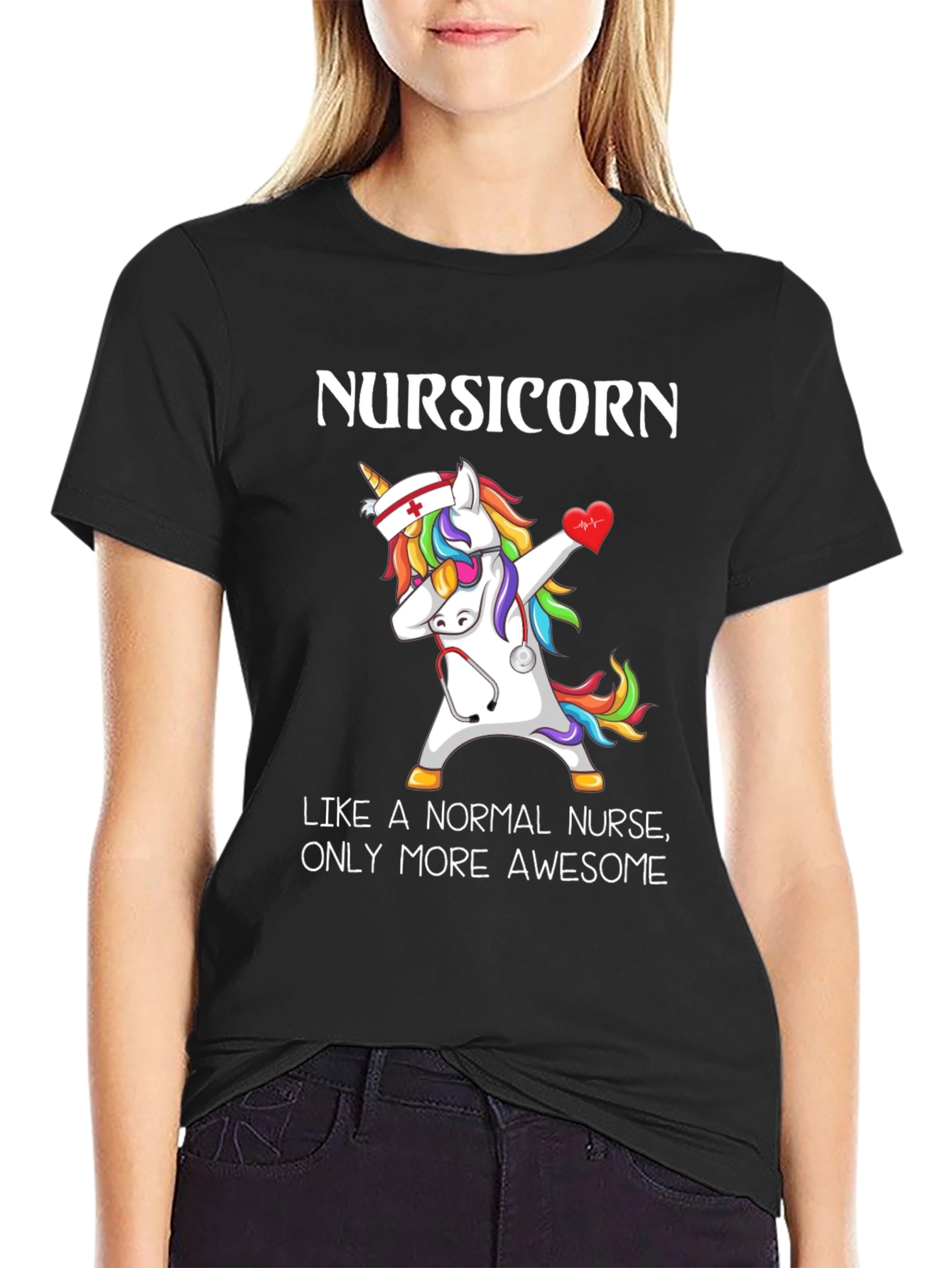 Nursicorn T-Shirt - Awesome Nurse Unicorn Tee