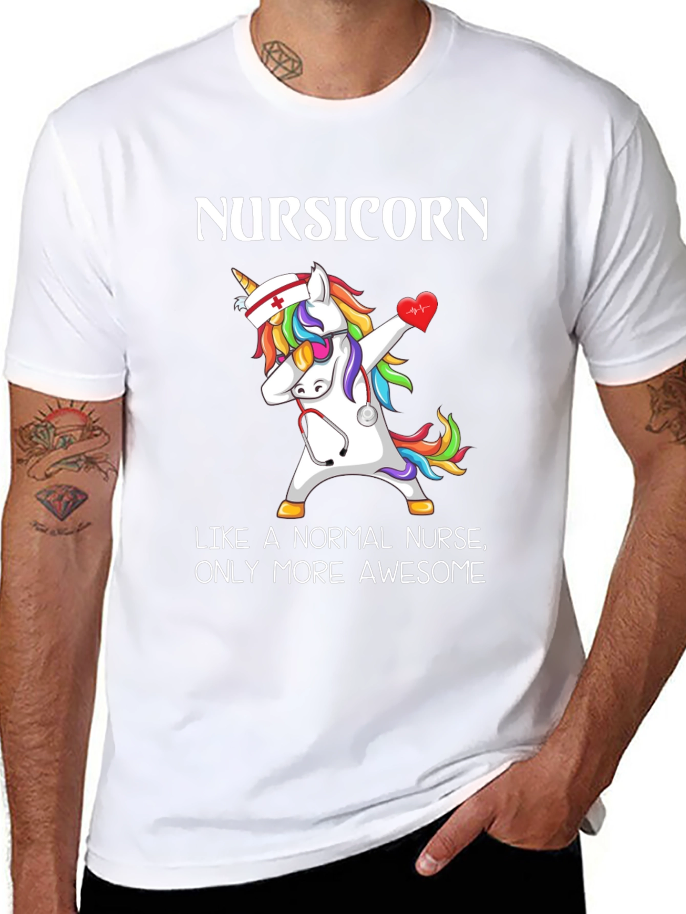 Nursicorn T-Shirt - Awesome Nurse Unicorn Tee