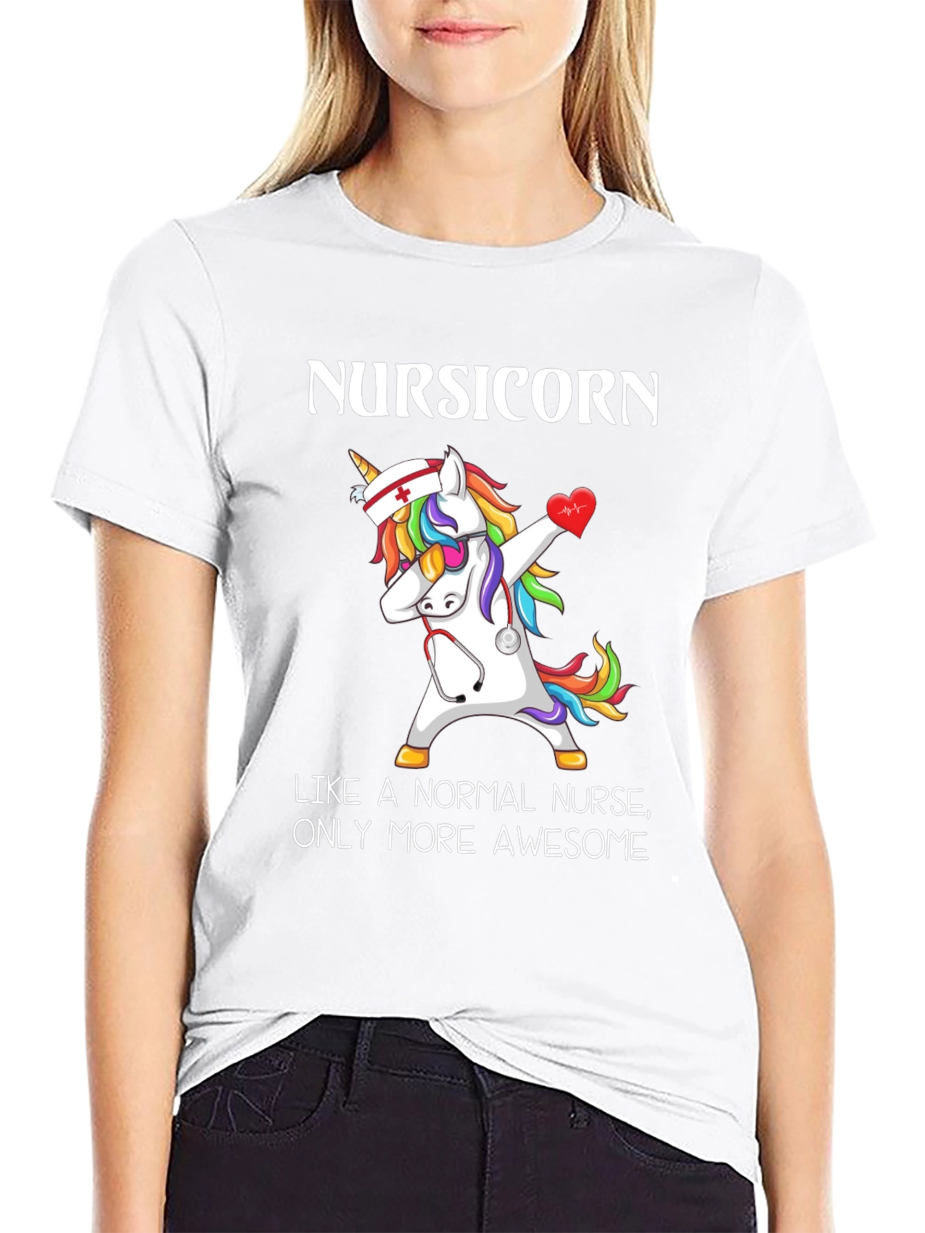 Nursicorn T-Shirt - Awesome Nurse Unicorn Tee