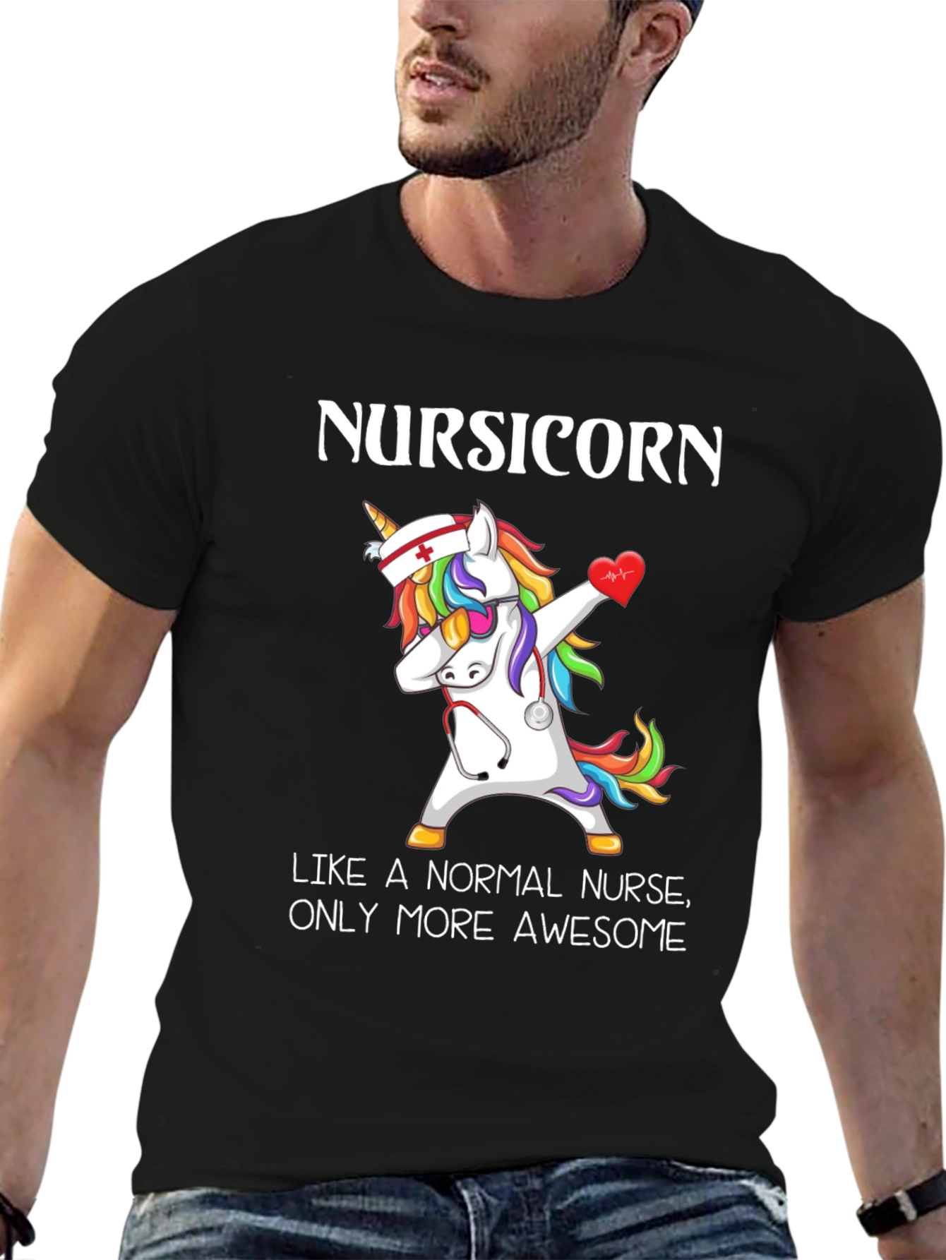 Nursicorn T-Shirt - Awesome Nurse Unicorn Tee