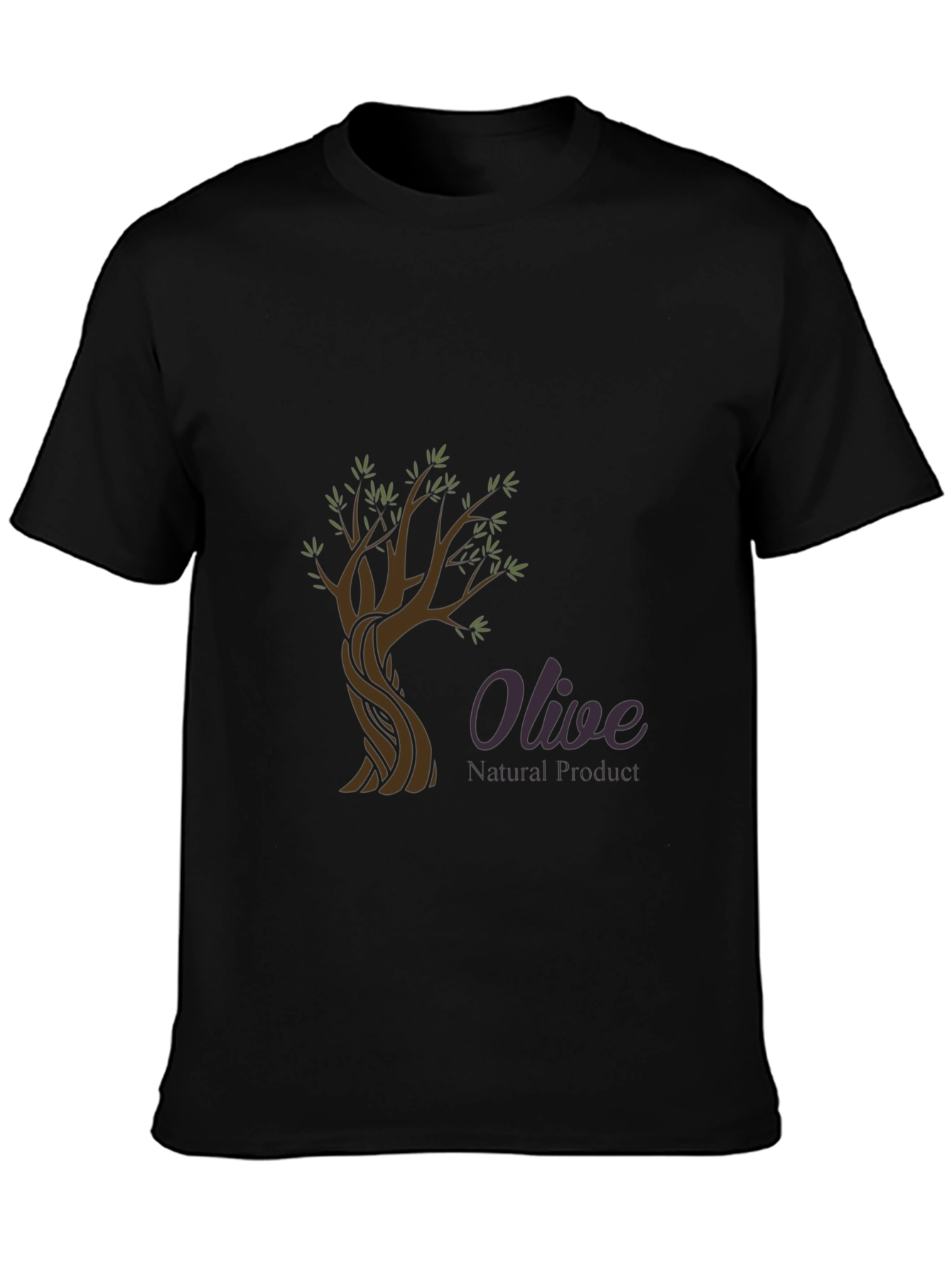 Olive Tree Graphic Tee - Natural Product Design