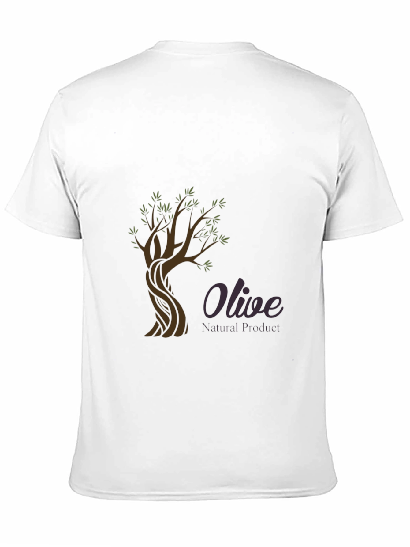 Olive Tree Graphic Tee - Natural Product Design