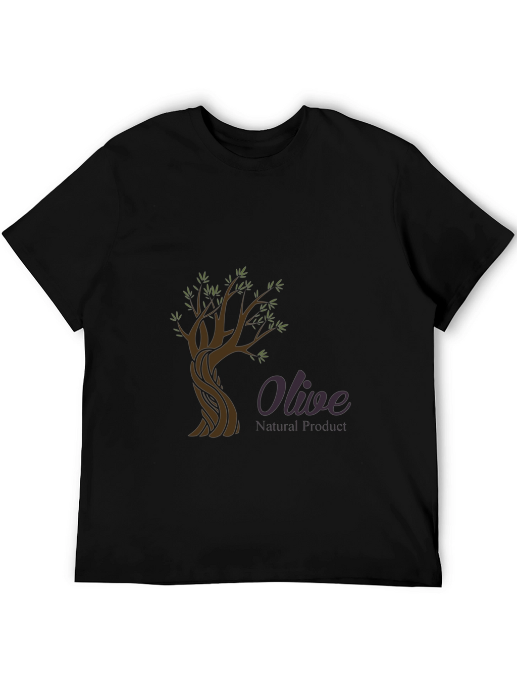 Olive Tree Graphic Tee - Natural Product Design