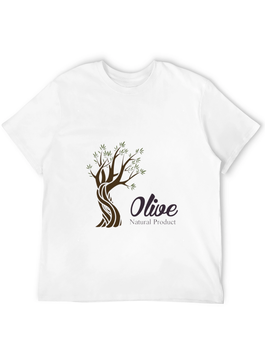 Olive Tree Graphic Tee - Natural Product Design