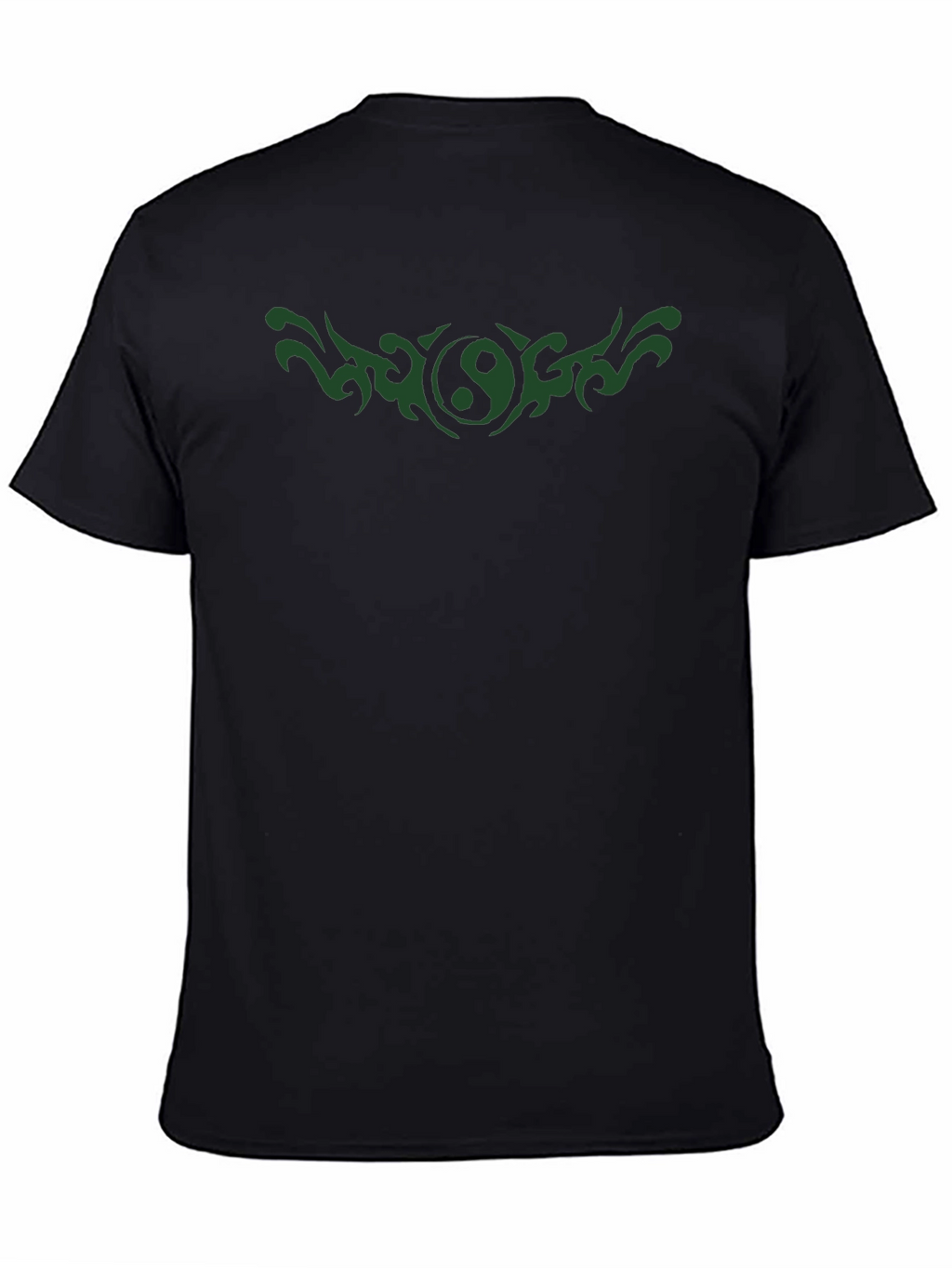 Yin Yang Tattoo Graphic Black T-Shirt