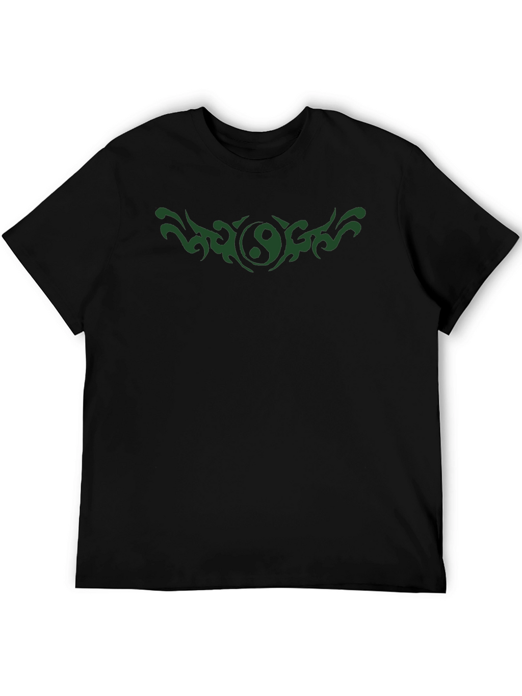 Yin Yang Tattoo Graphic Black T-Shirt