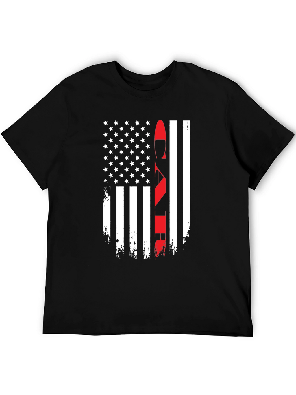 American Flag Firefighter T-Shirt