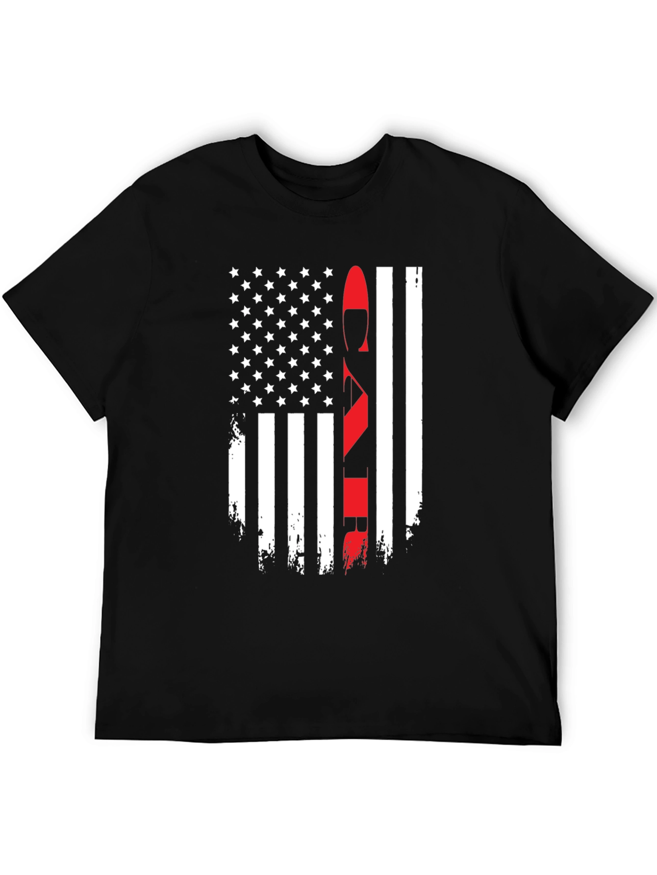American Flag Firefighter T-Shirt