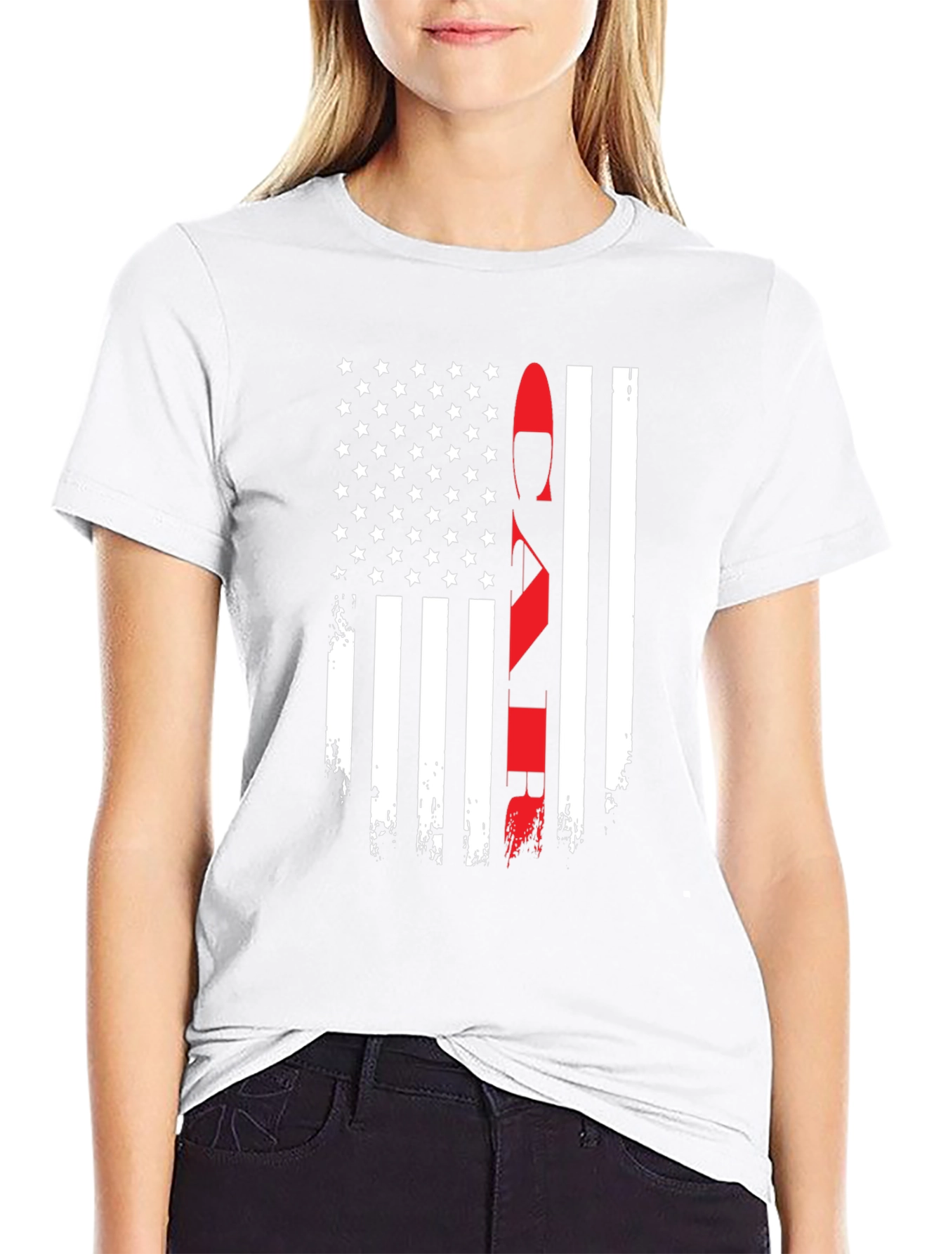 American Flag Firefighter T-Shirt