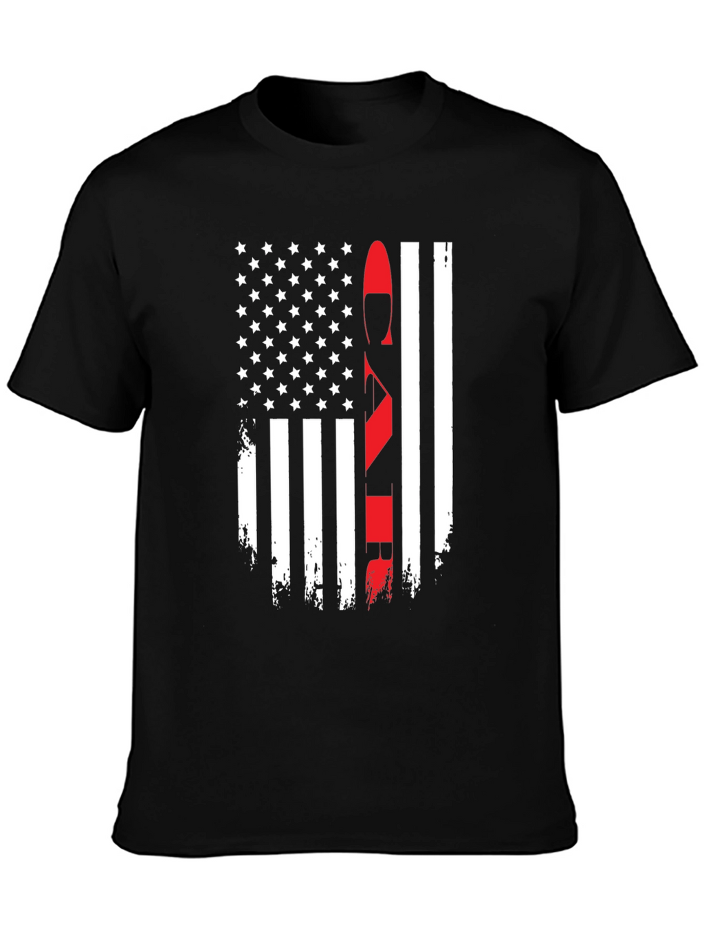 American Flag Firefighter T-Shirt