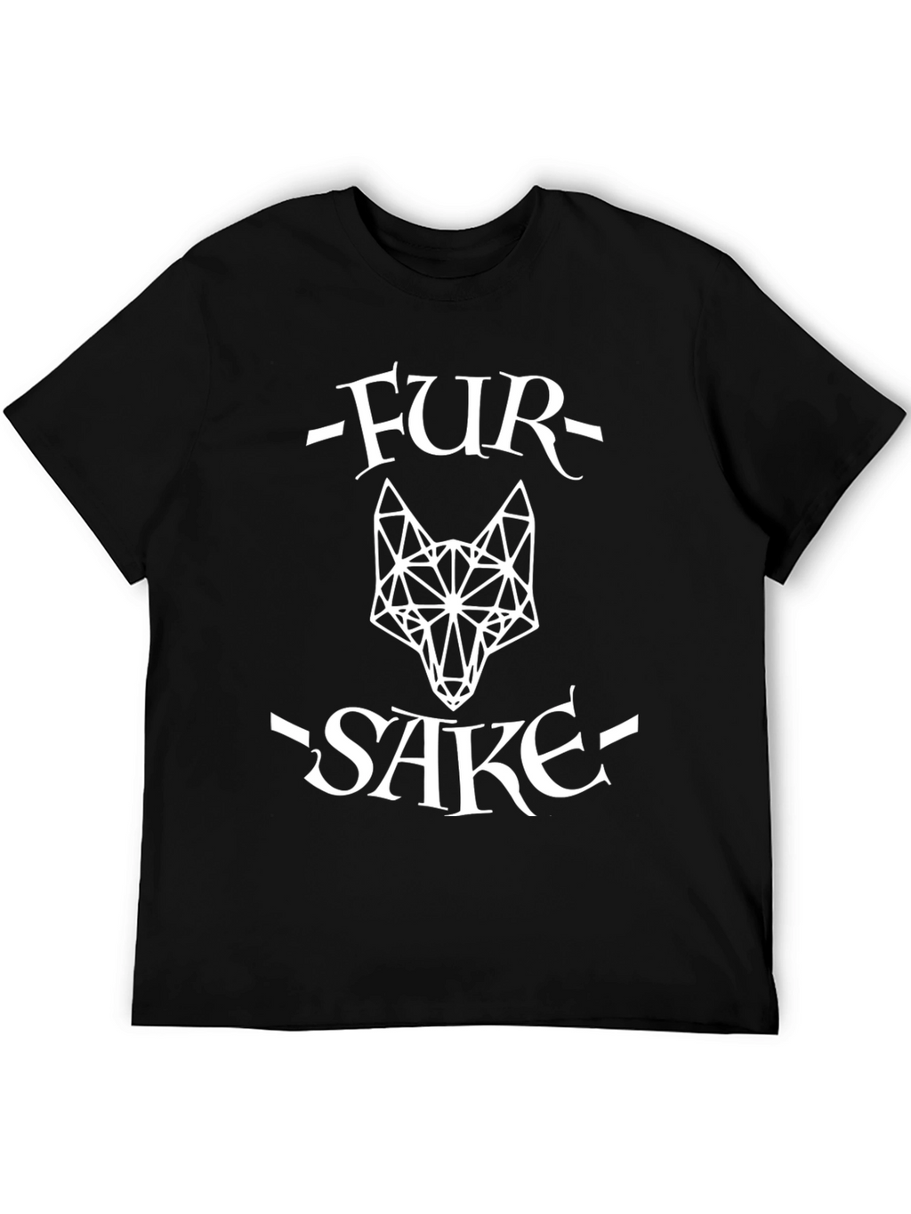 Fur Sake Geometric Wolf Graphic Tee