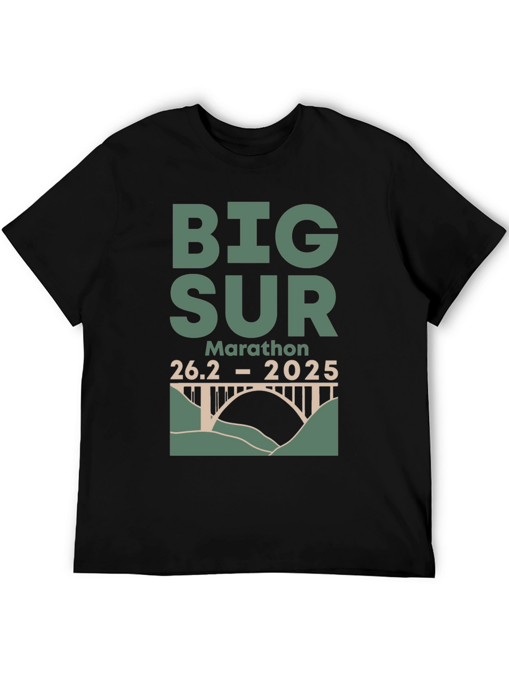 Big Sur Marathon 26.2 - 2025 T-Shirt