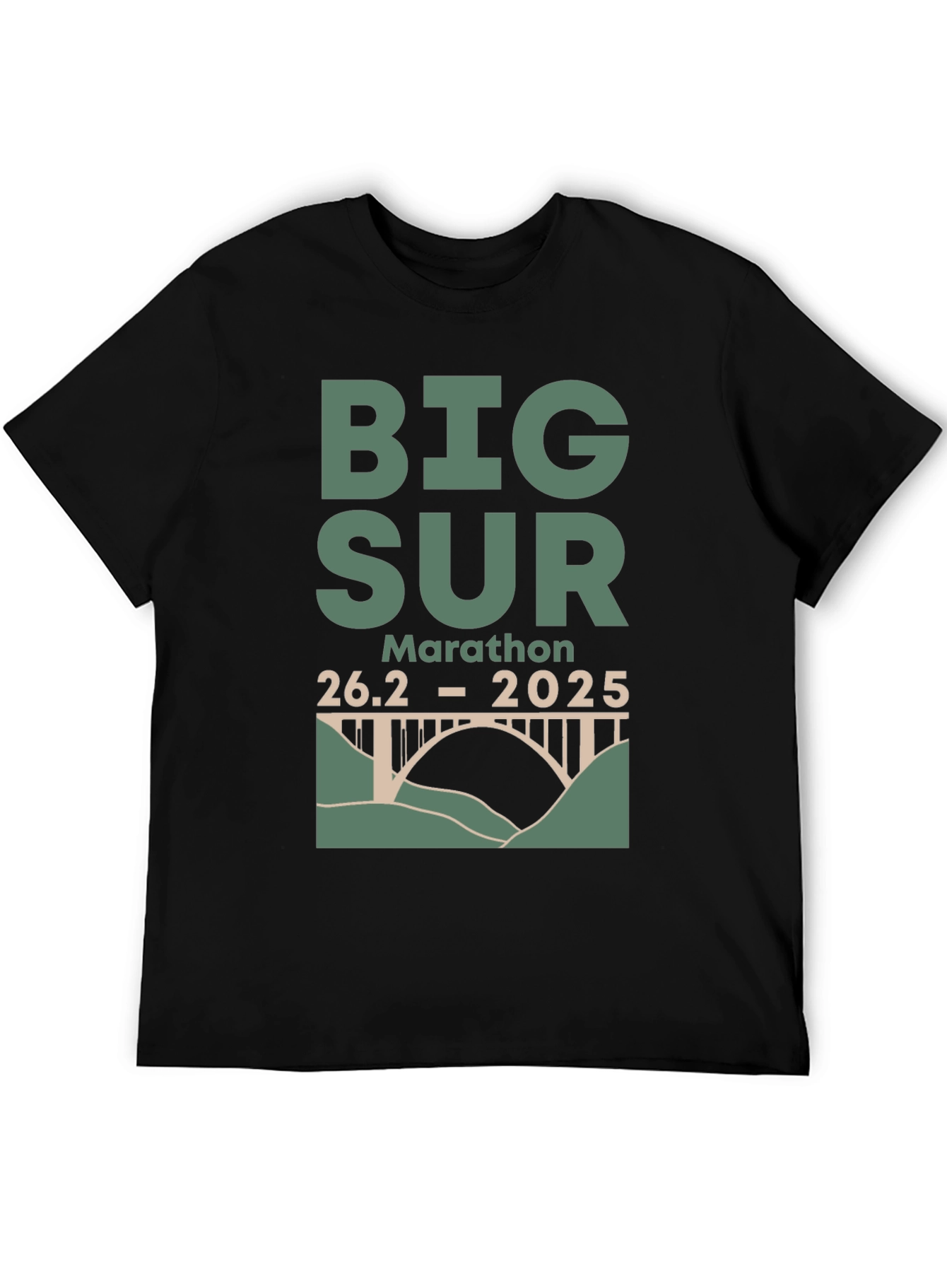 Big Sur Marathon 26.2 - 2025 T-Shirt