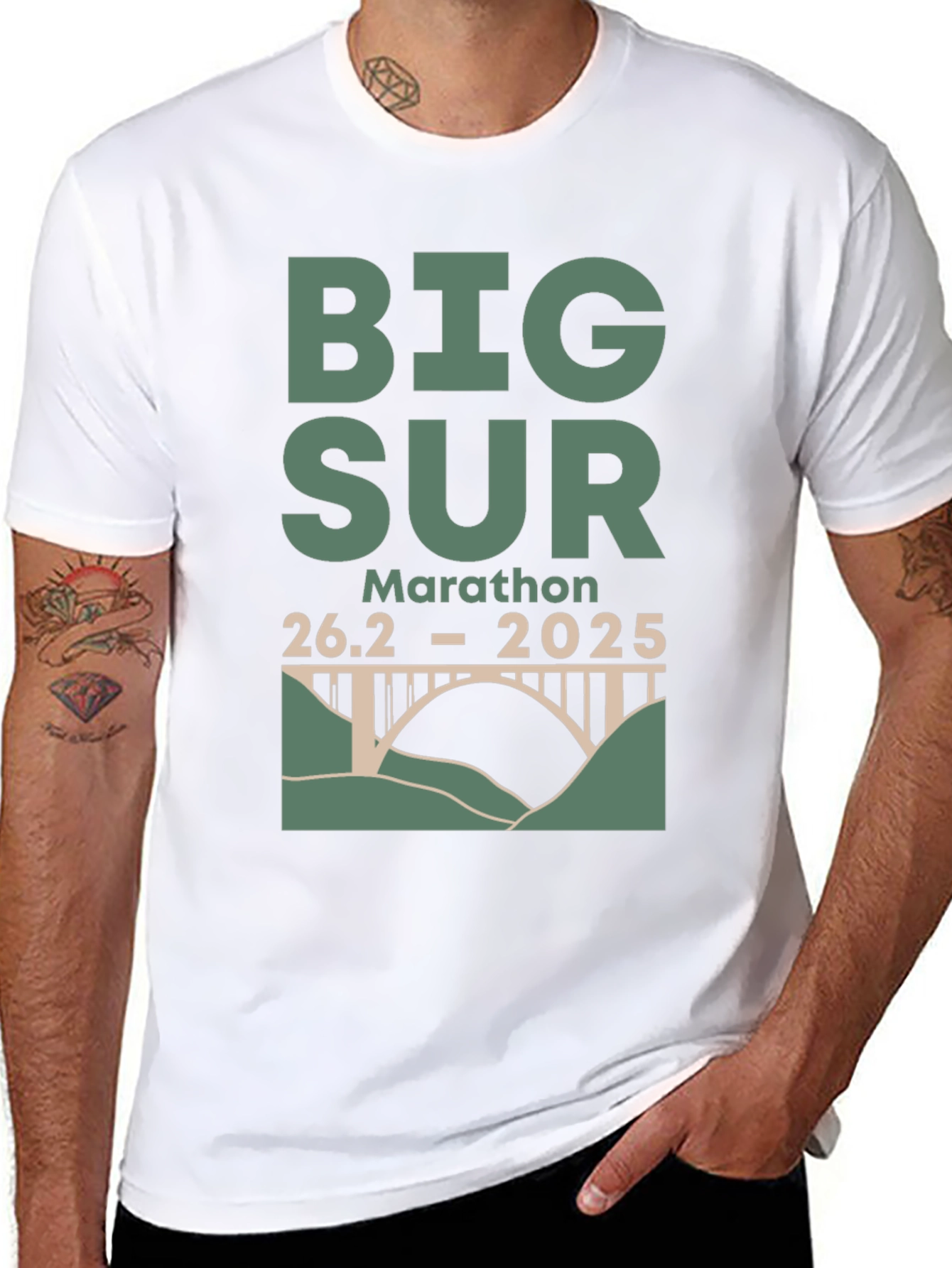Big Sur Marathon 26.2 - 2025 T-Shirt