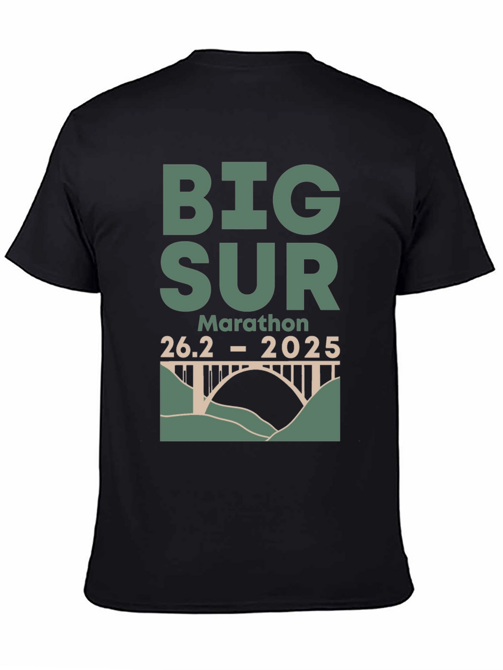 Big Sur Marathon 26.2 - 2025 T-Shirt