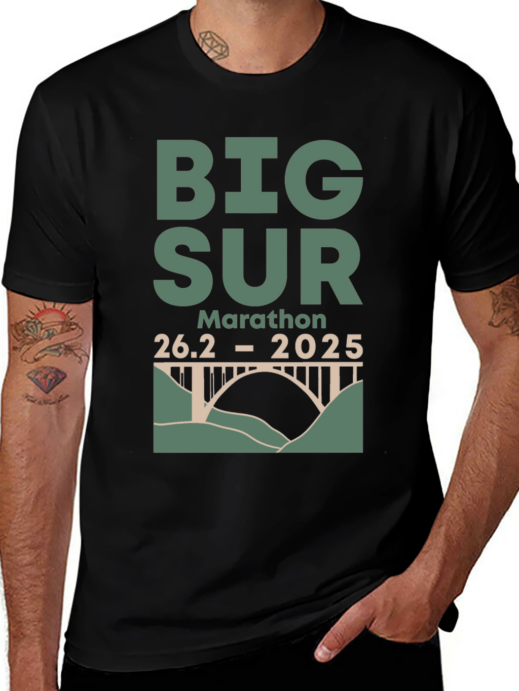 Big Sur Marathon 26.2 - 2025 T-Shirt
