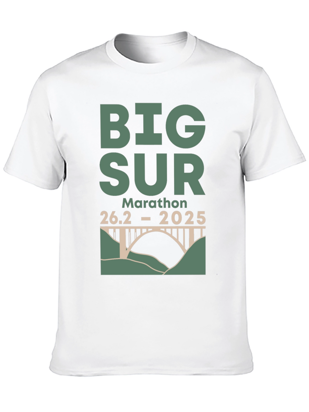 Big Sur Marathon 26.2 - 2025 T-Shirt