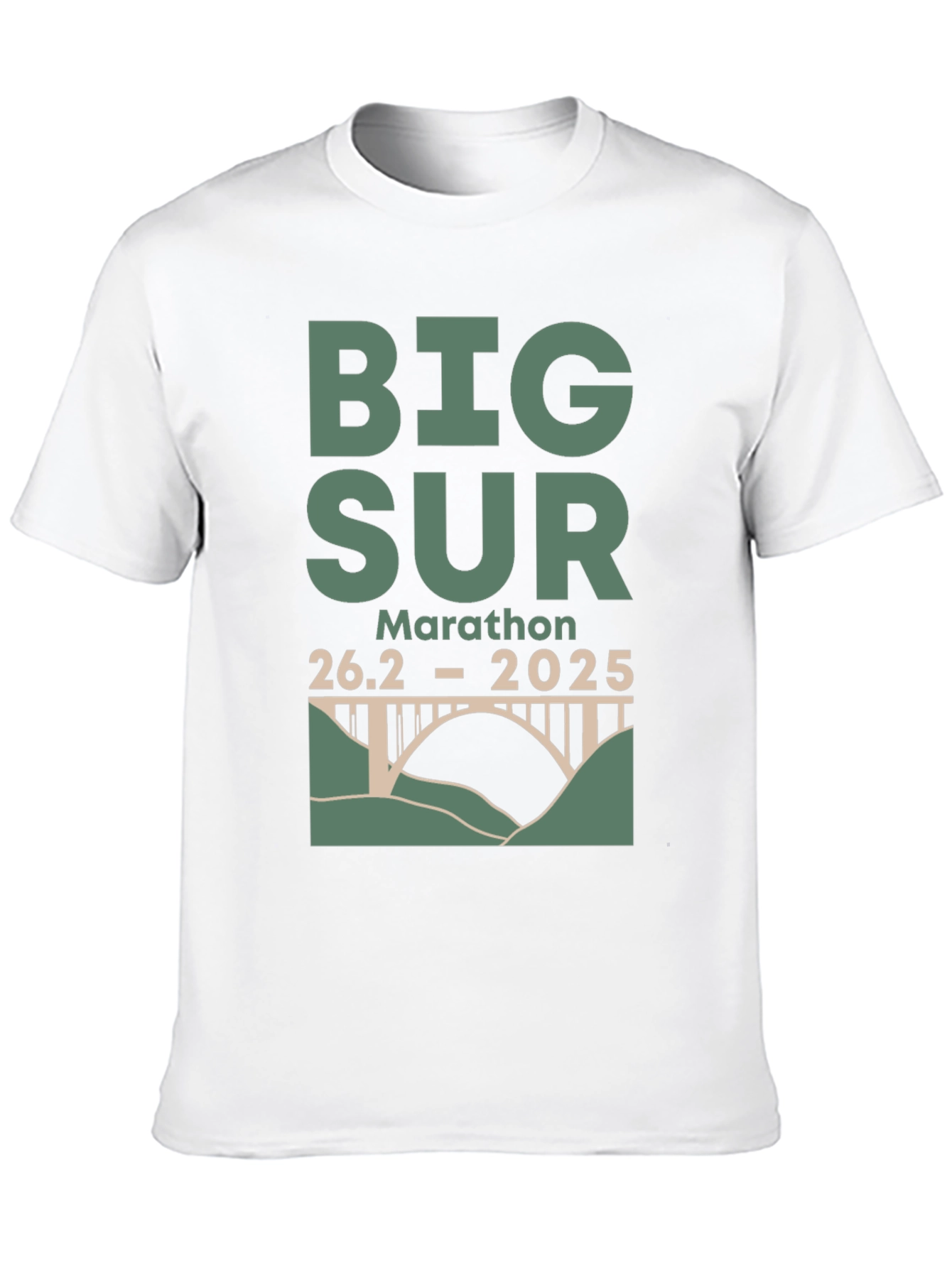 Big Sur Marathon 26.2 - 2025 T-Shirt