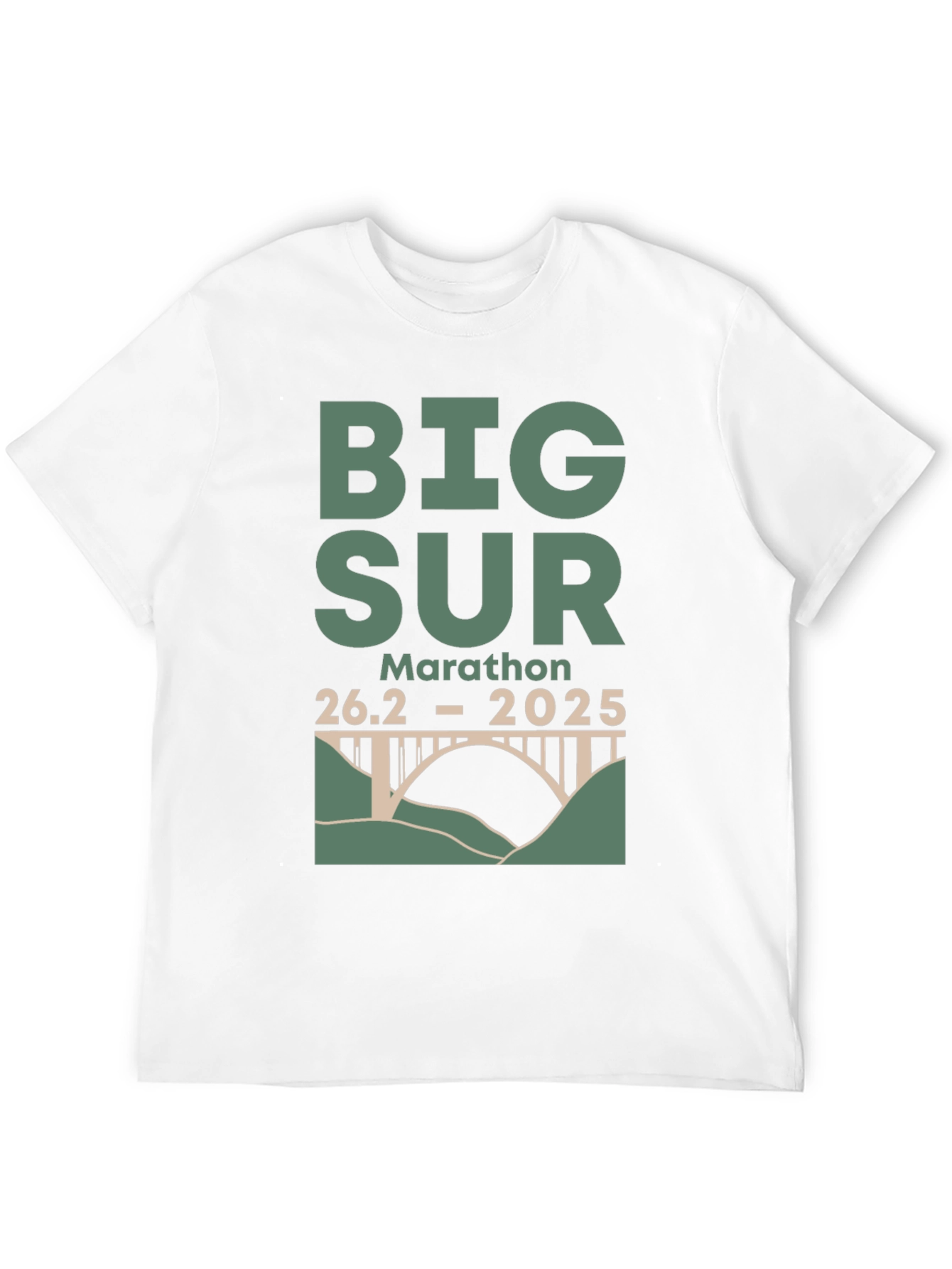 Big Sur Marathon 26.2 - 2025 T-Shirt