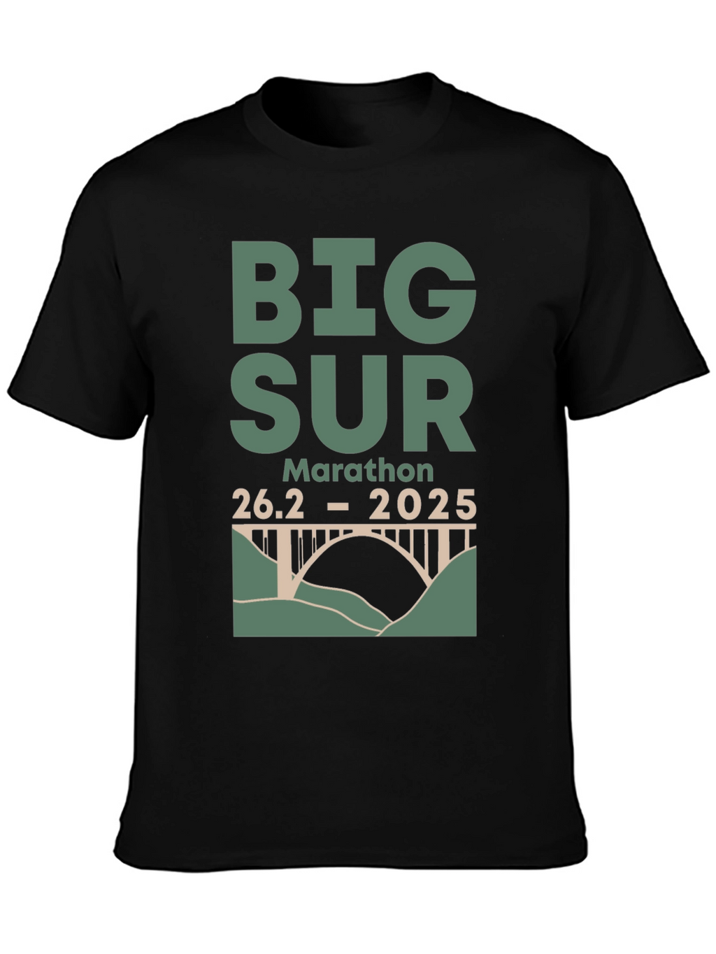 Big Sur Marathon 26.2 - 2025 T-Shirt