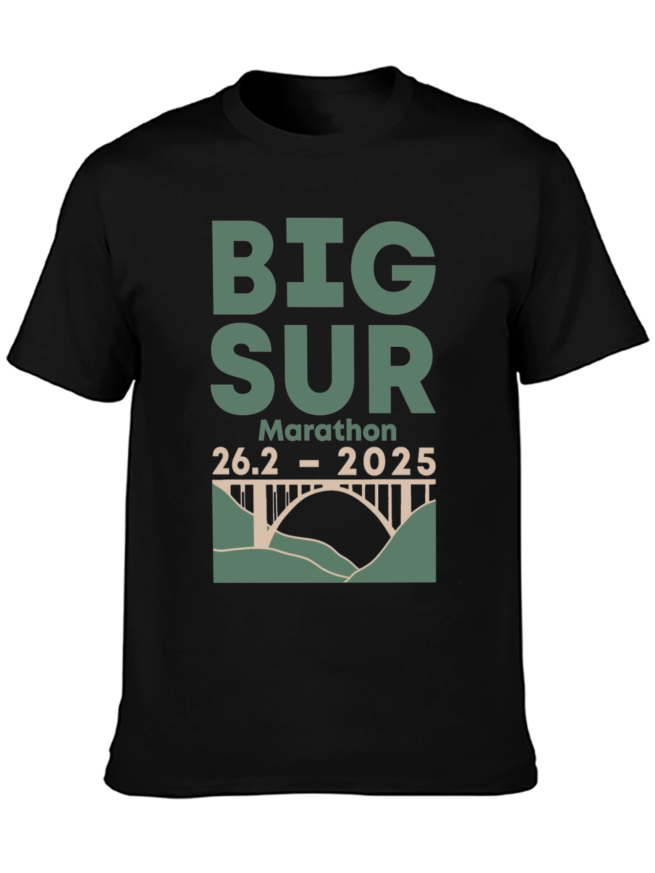 Big Sur Marathon 26.2 - 2025 T-Shirt