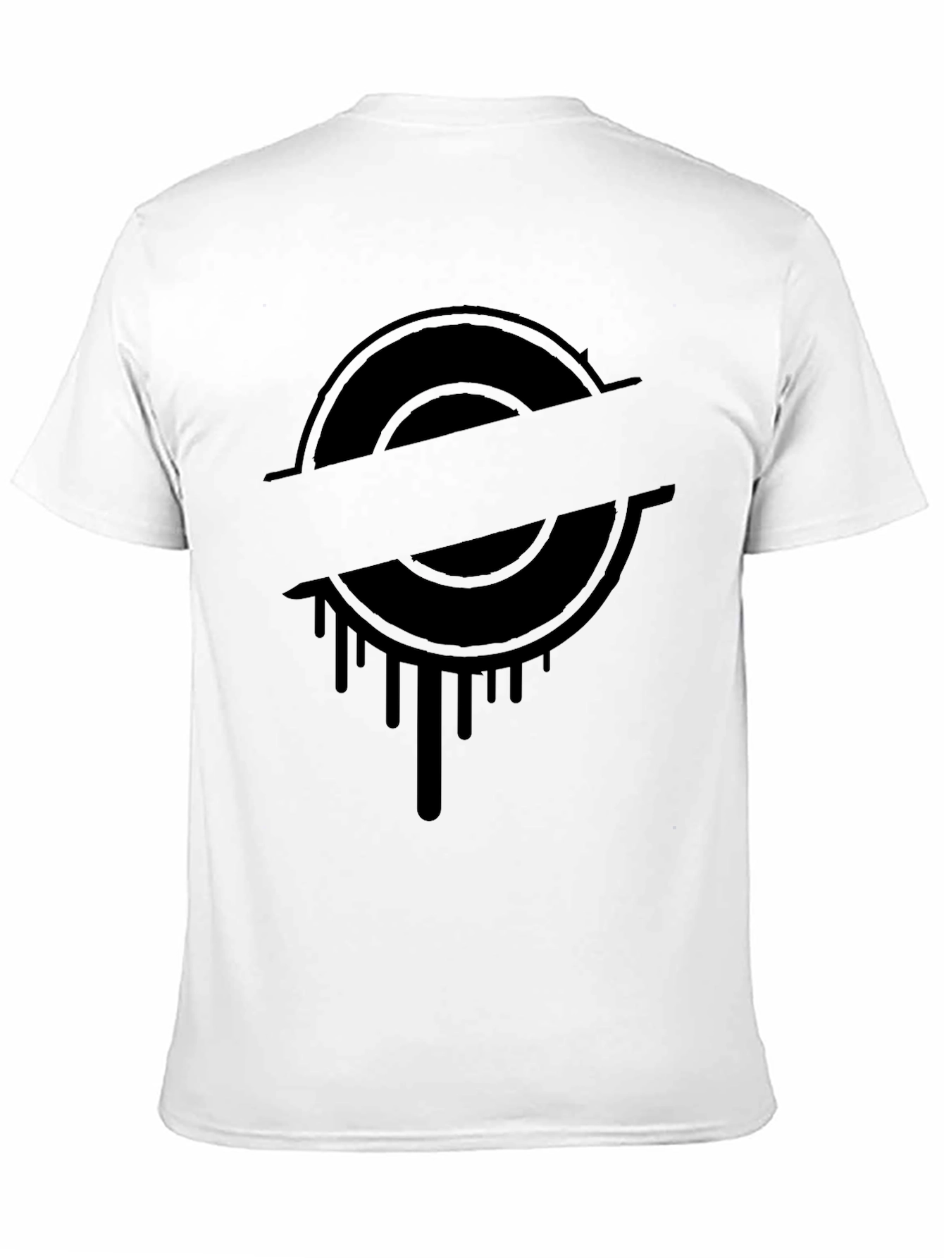 Modern Drip Logo Black T-Shirt