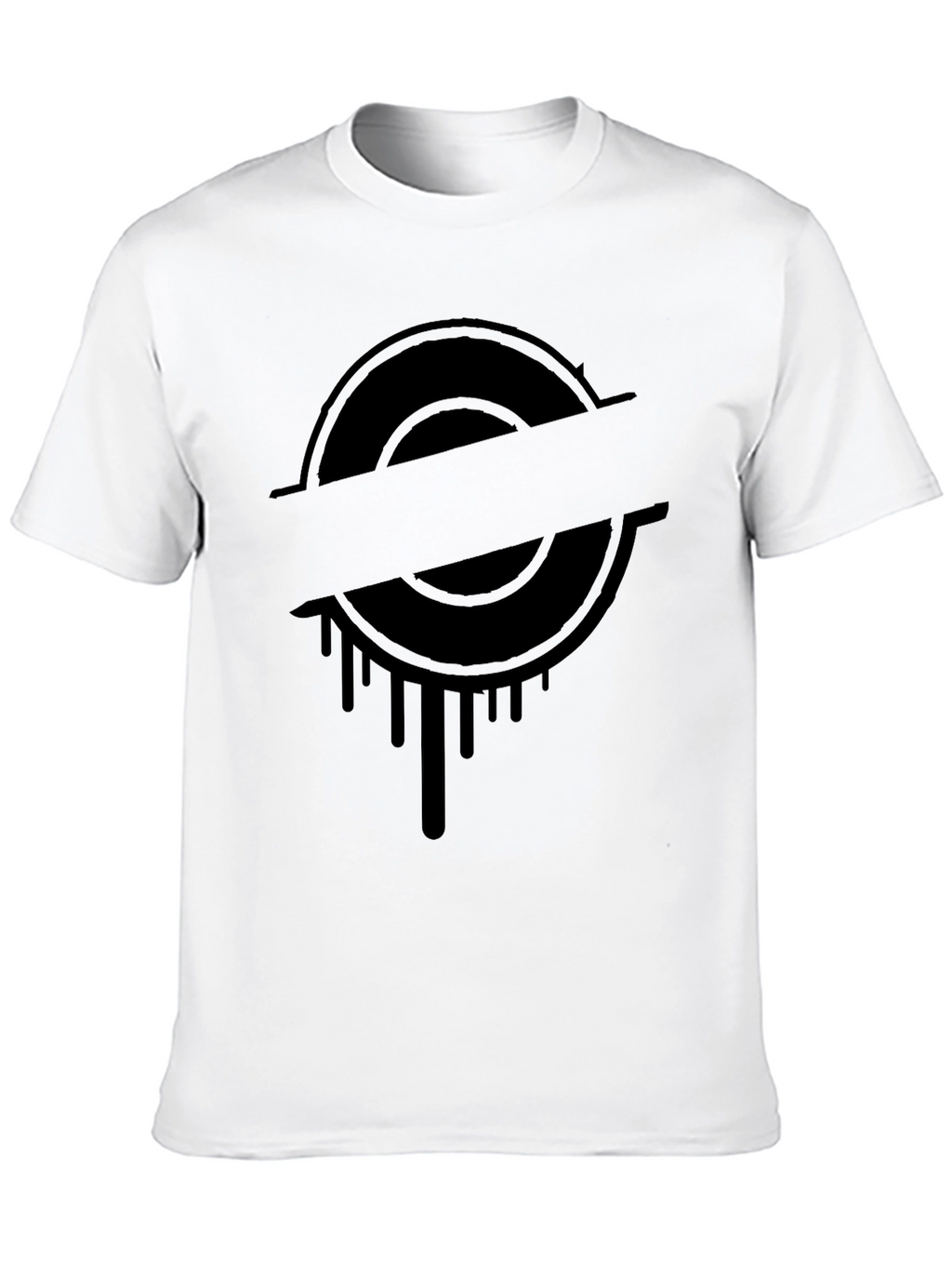 Modern Drip Logo Black T-Shirt