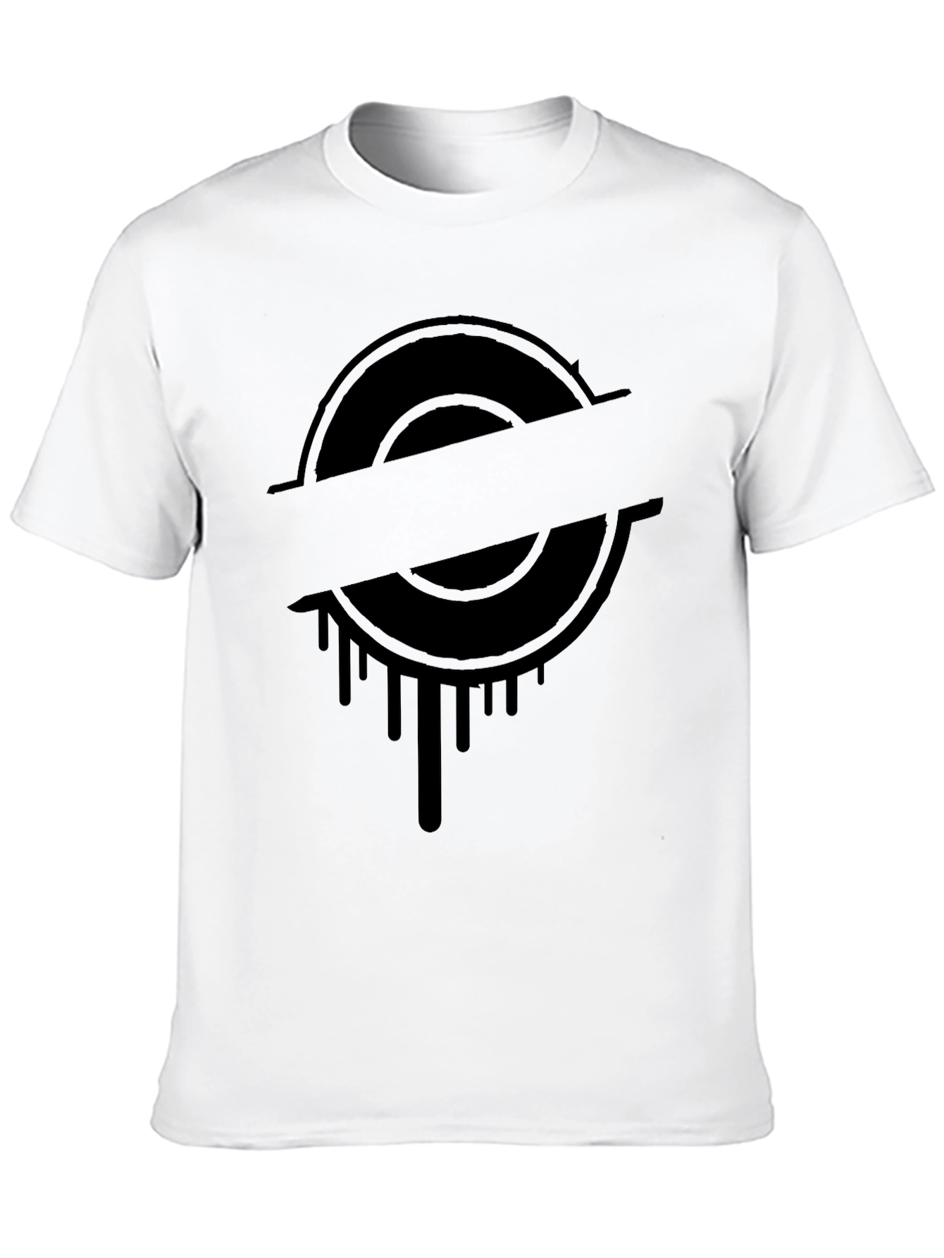 Modern Drip Logo Black T-Shirt