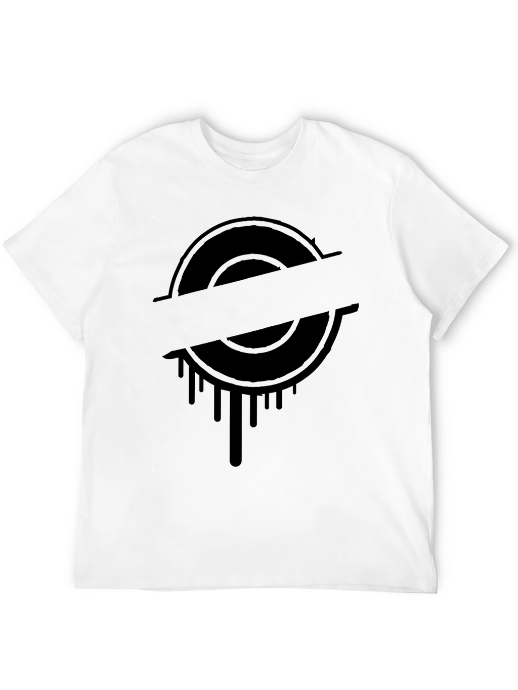 Modern Drip Logo Black T-Shirt