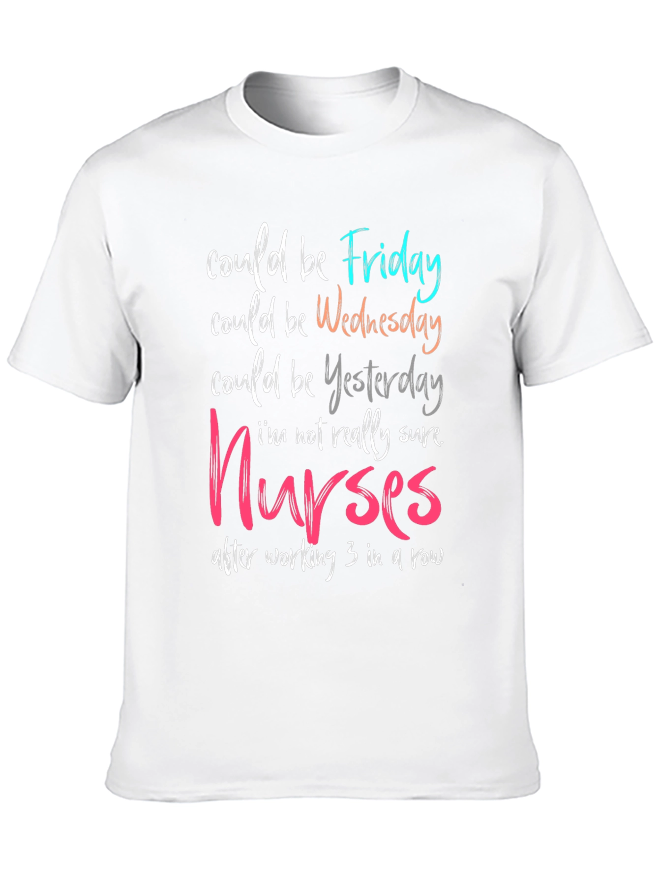 Nurses 3-in-a-Row Funny T-Shirt