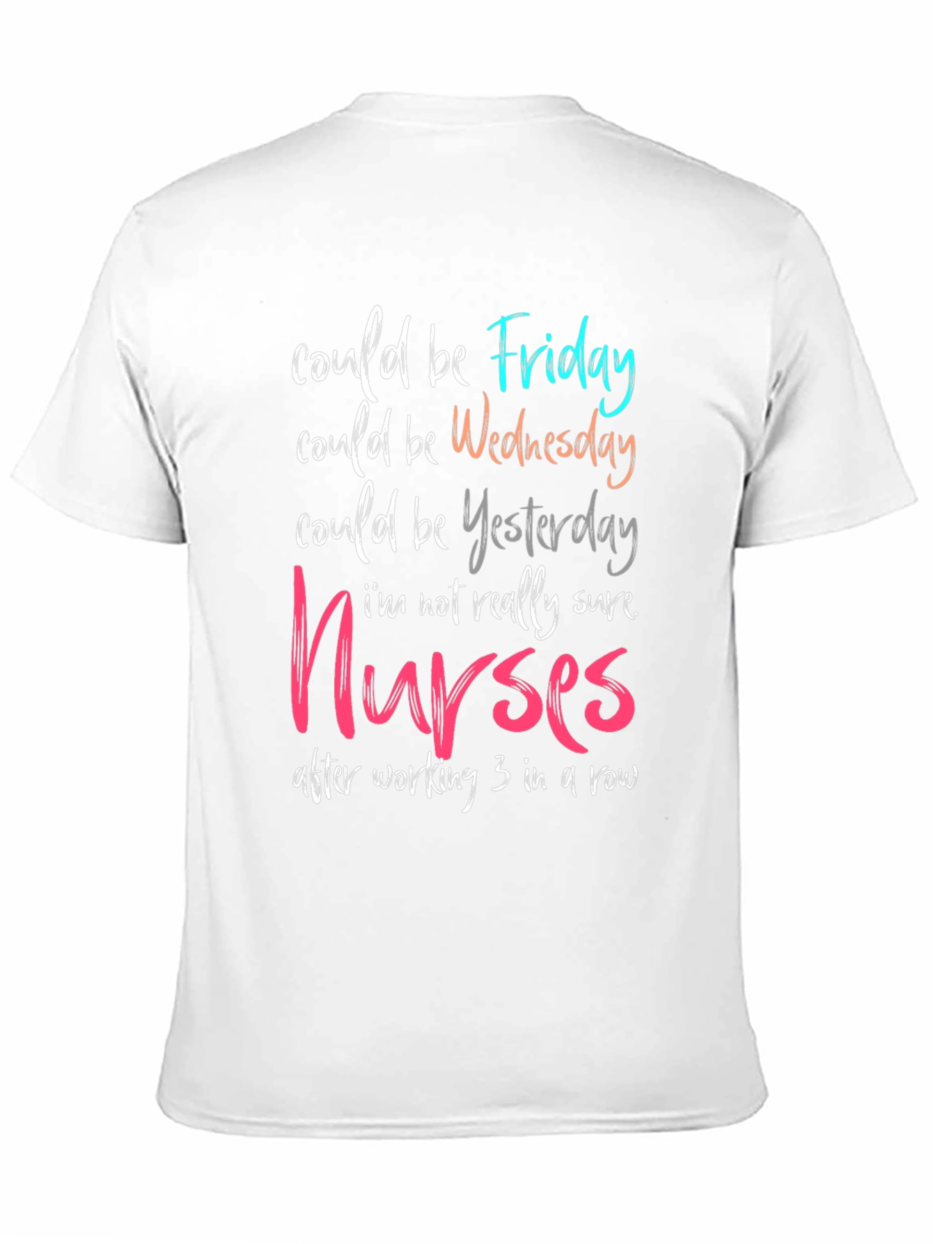 Nurses 3-in-a-Row Funny T-Shirt