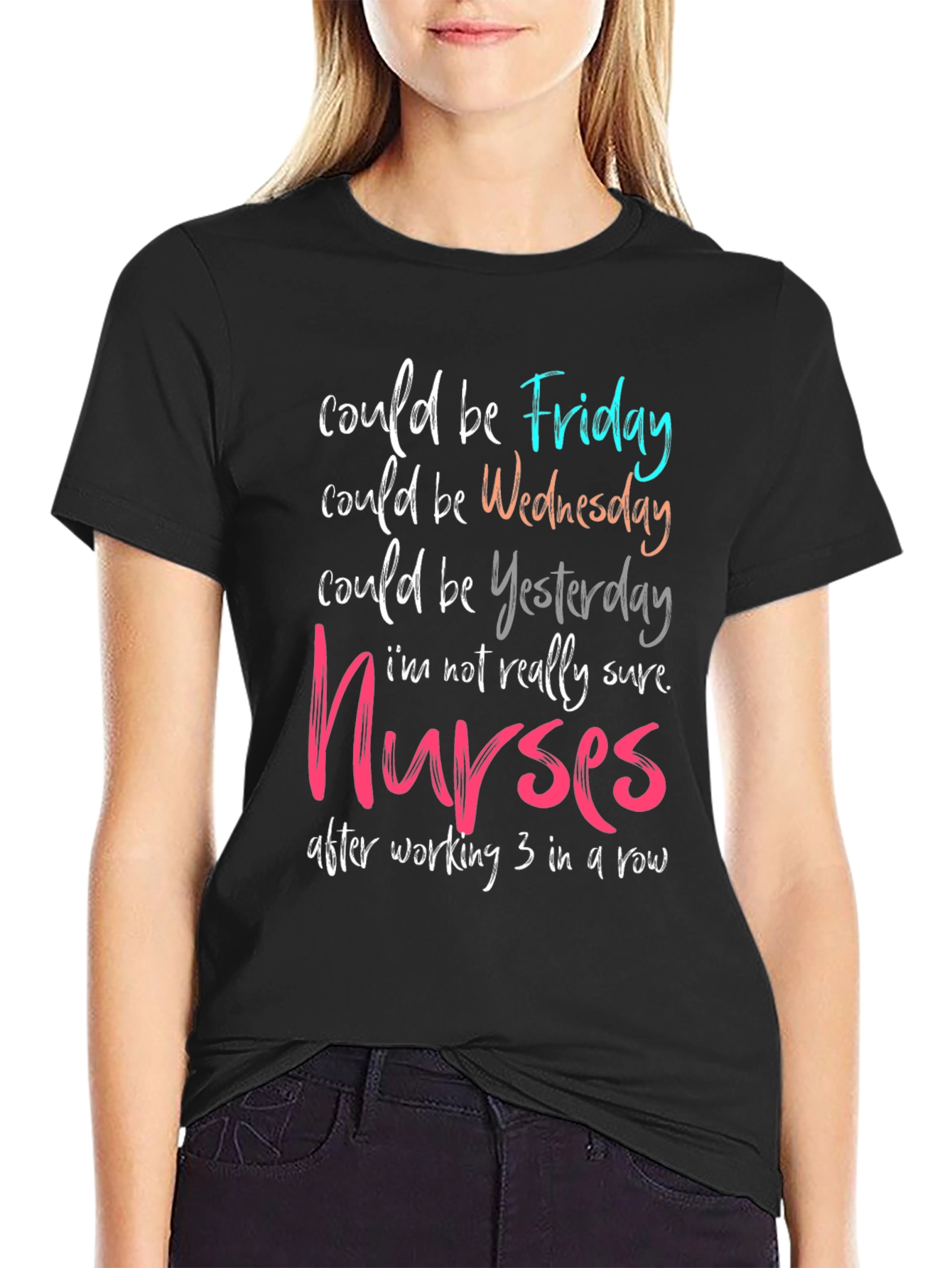 Nurses 3-in-a-Row Funny T-Shirt