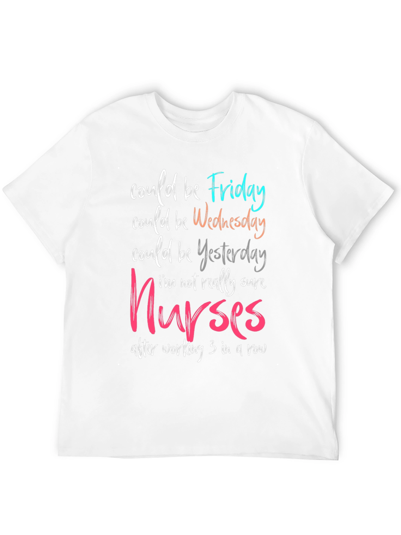 Nurses 3-in-a-Row Funny T-Shirt