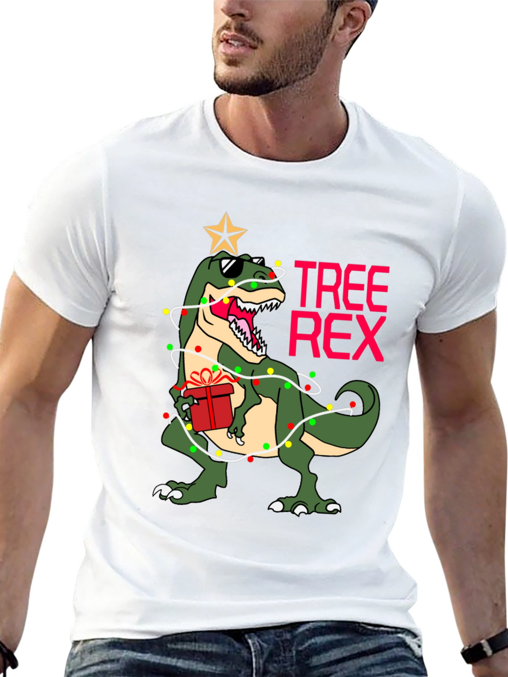 Tree Rex Christmas T-Shirt