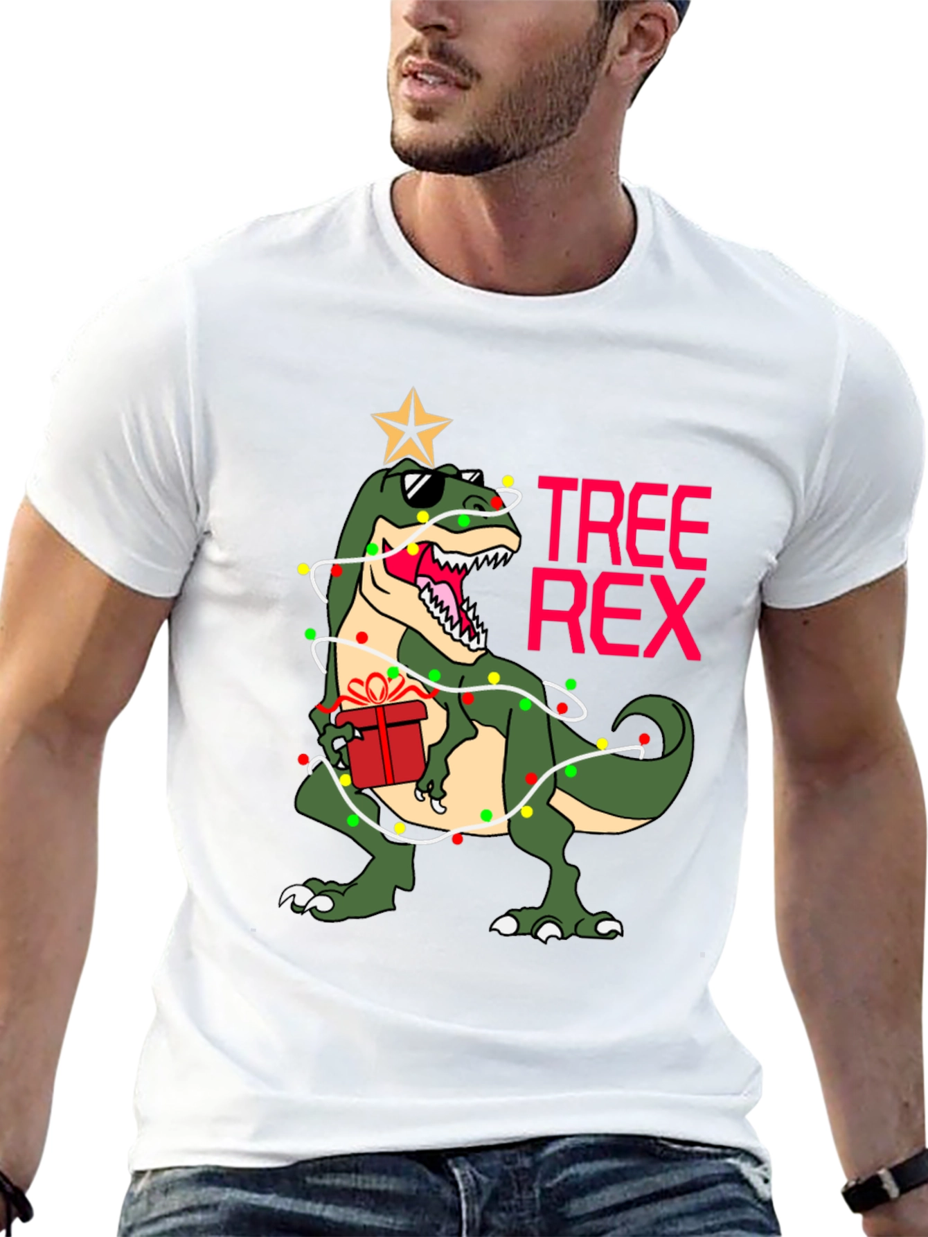 Tree Rex Christmas T-Shirt