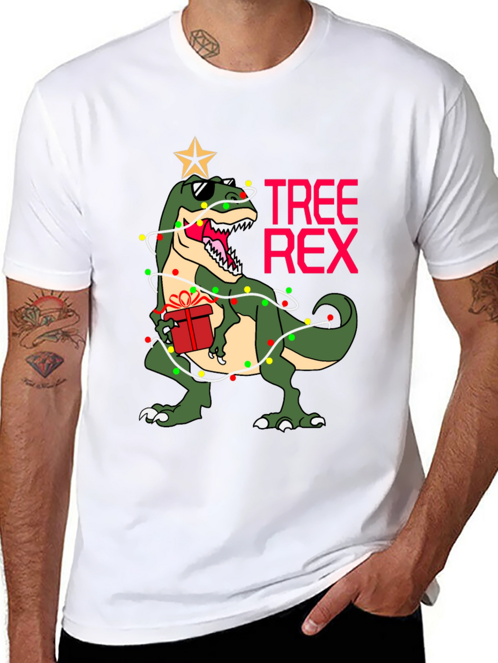 Tree Rex Christmas T-Shirt