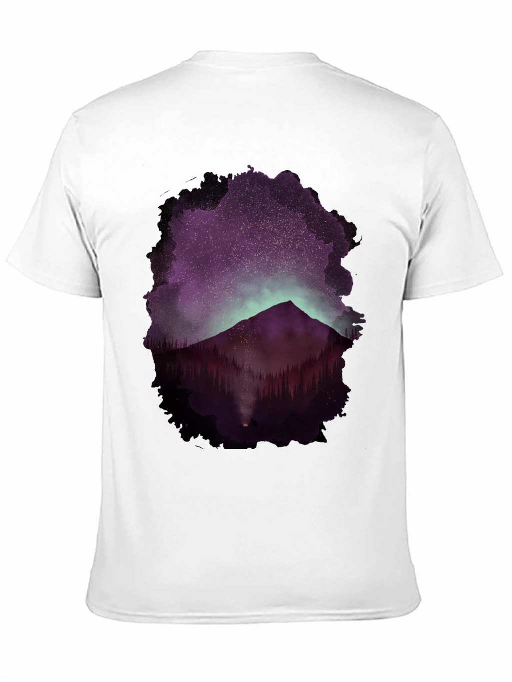 Mountain Night Sky Graphic Tee