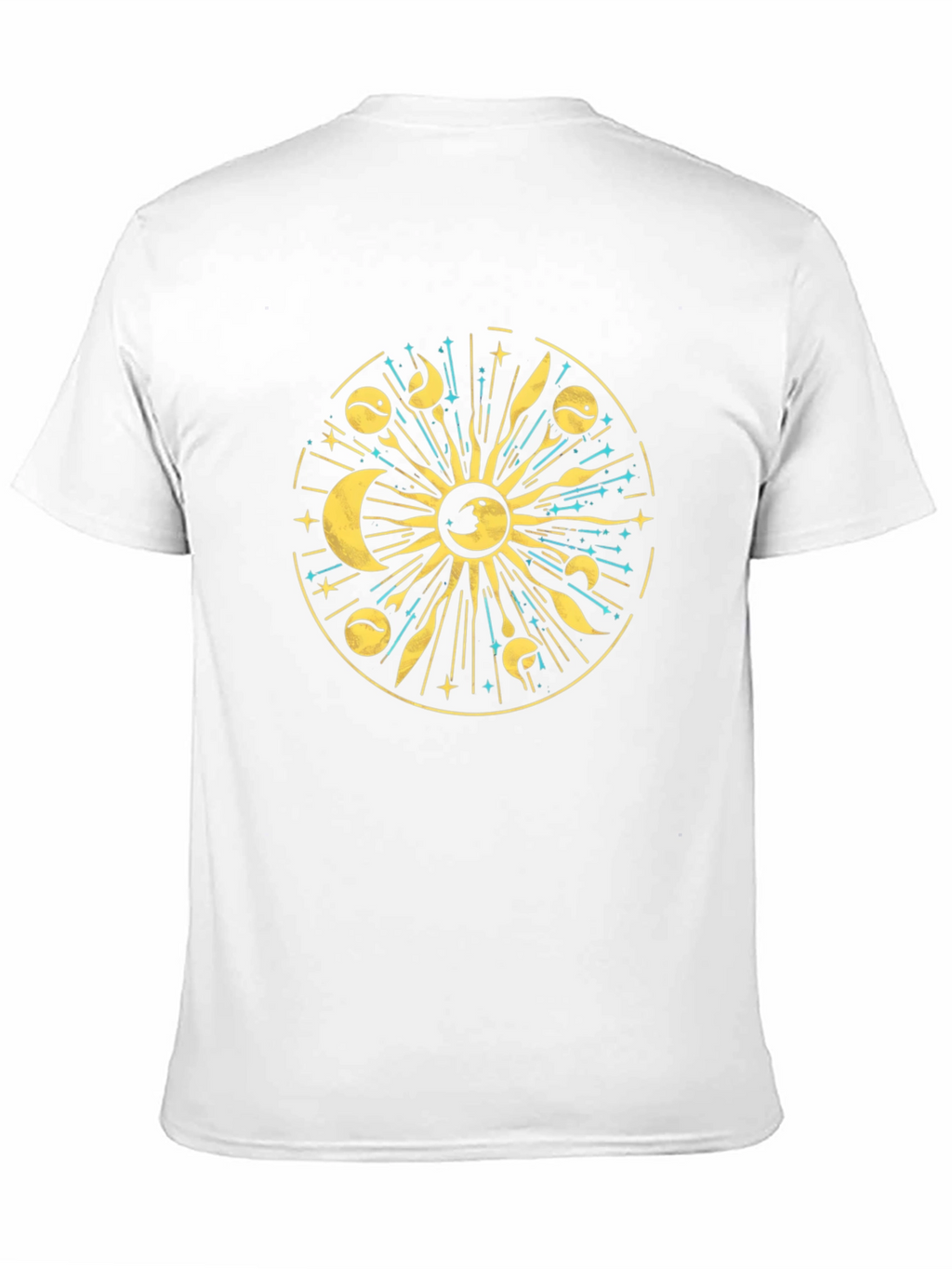Celestial Sun & Moon Graphic T-Shirt
