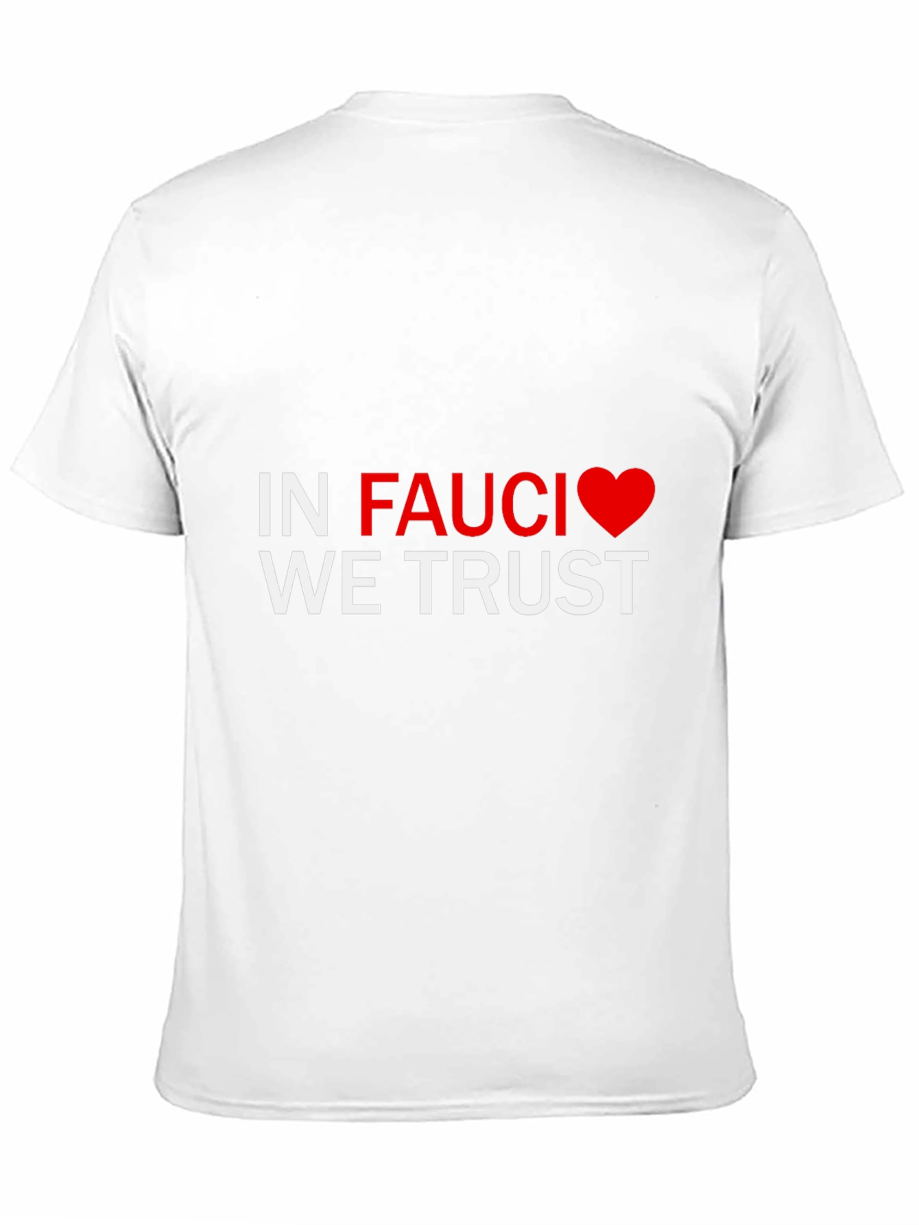 In Fauci We Trust Tee - Black