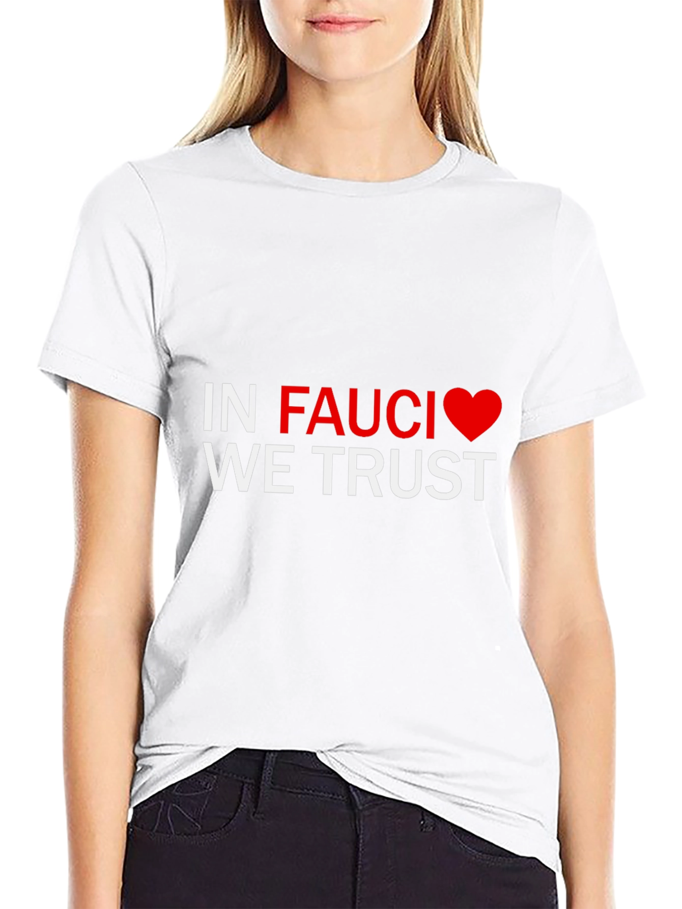 In Fauci We Trust Tee - Black