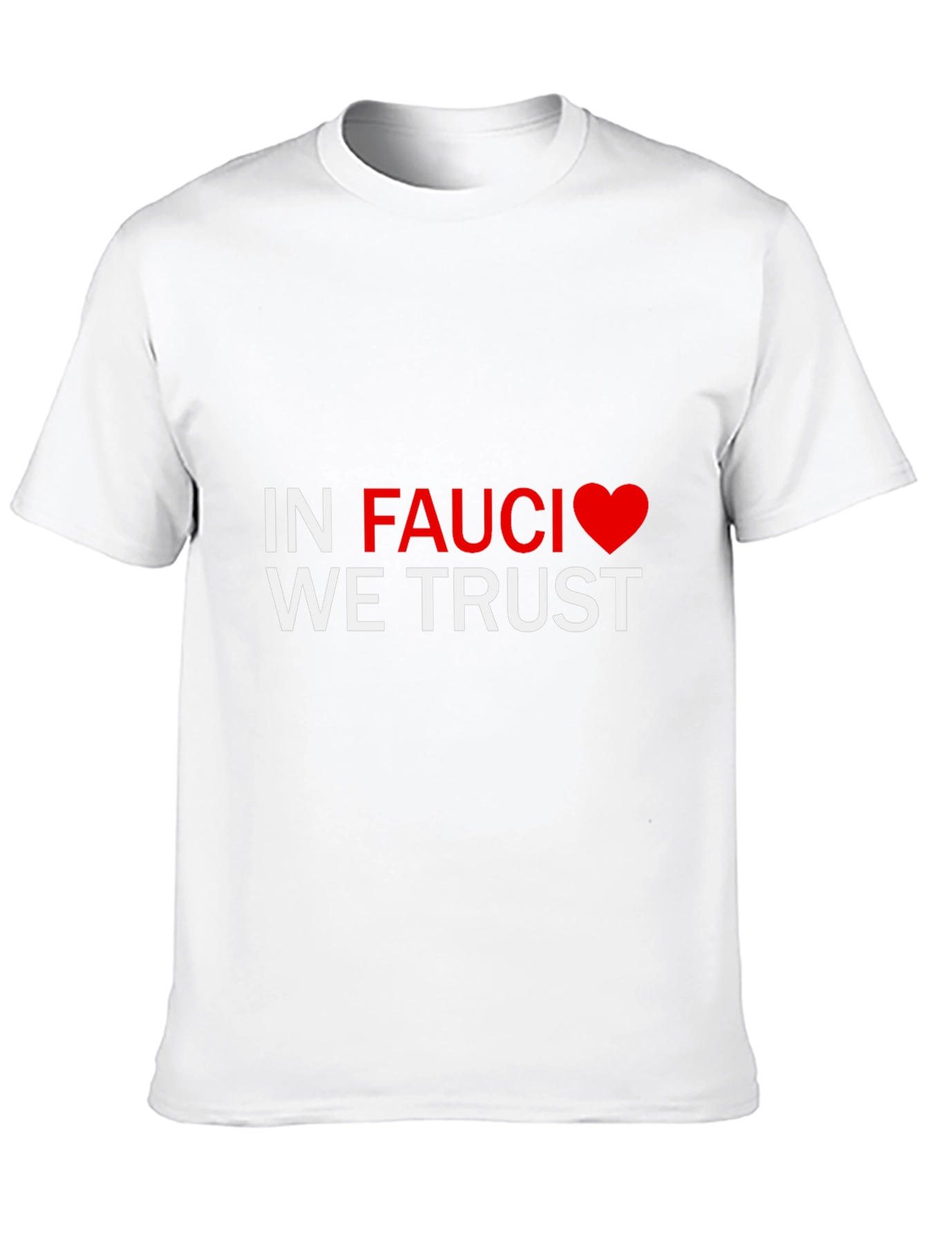 In Fauci We Trust Tee - Black