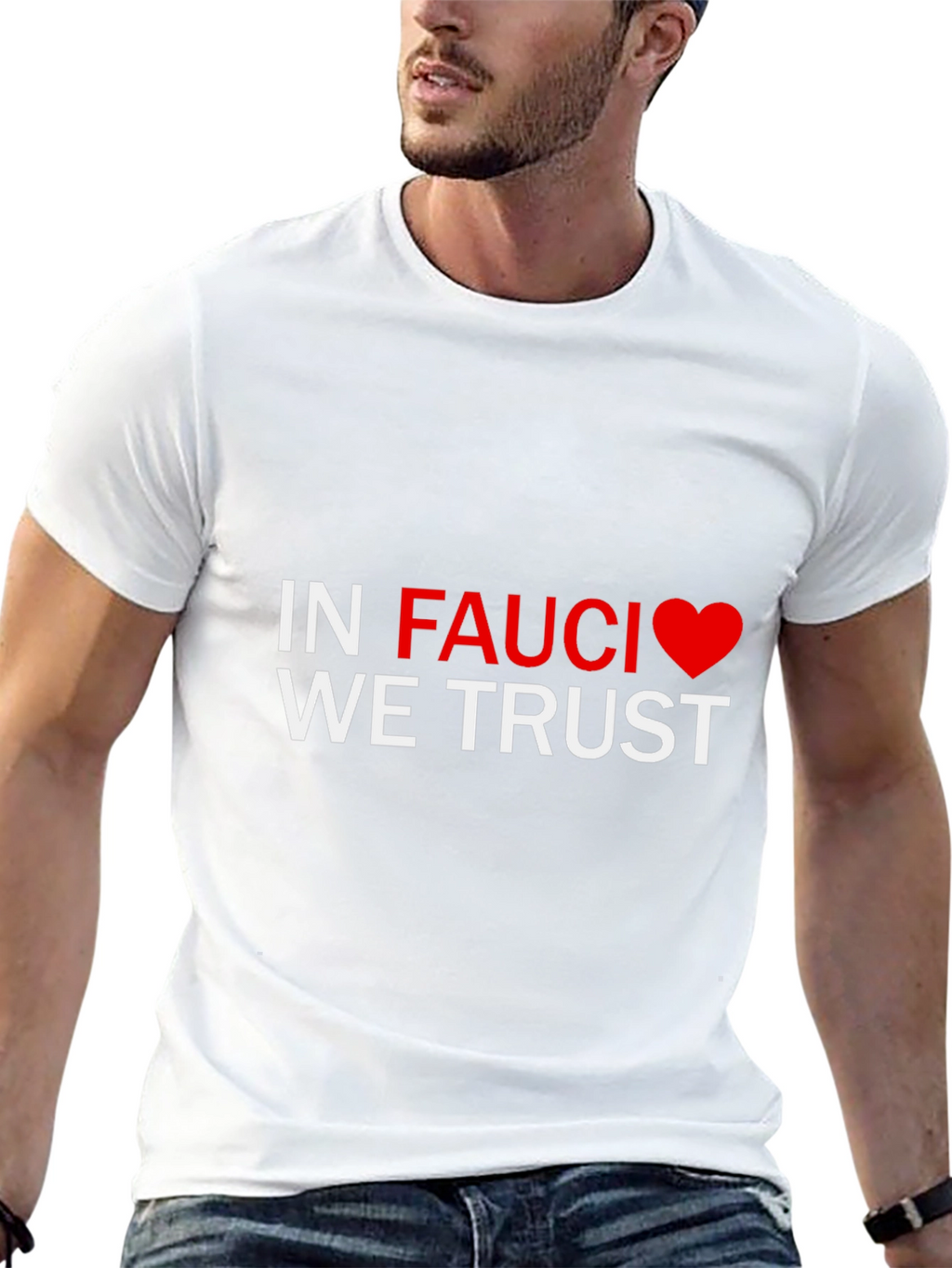 In Fauci We Trust Tee - Black