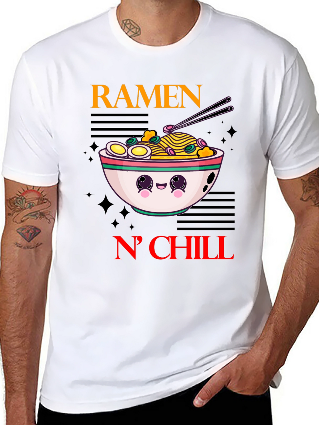Ramen N Chill Kawaii Graphic Tee