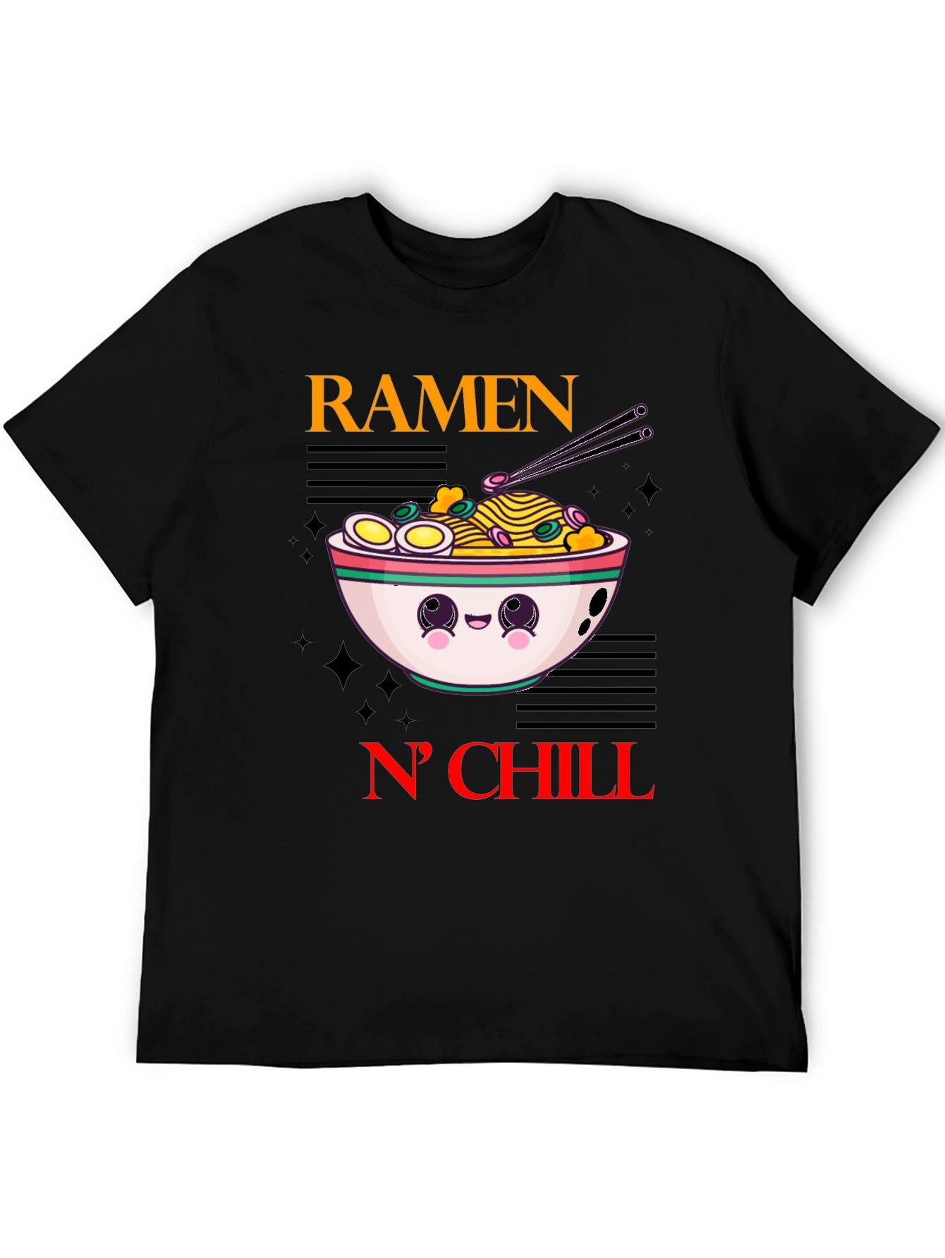 Ramen N Chill Kawaii Graphic Tee