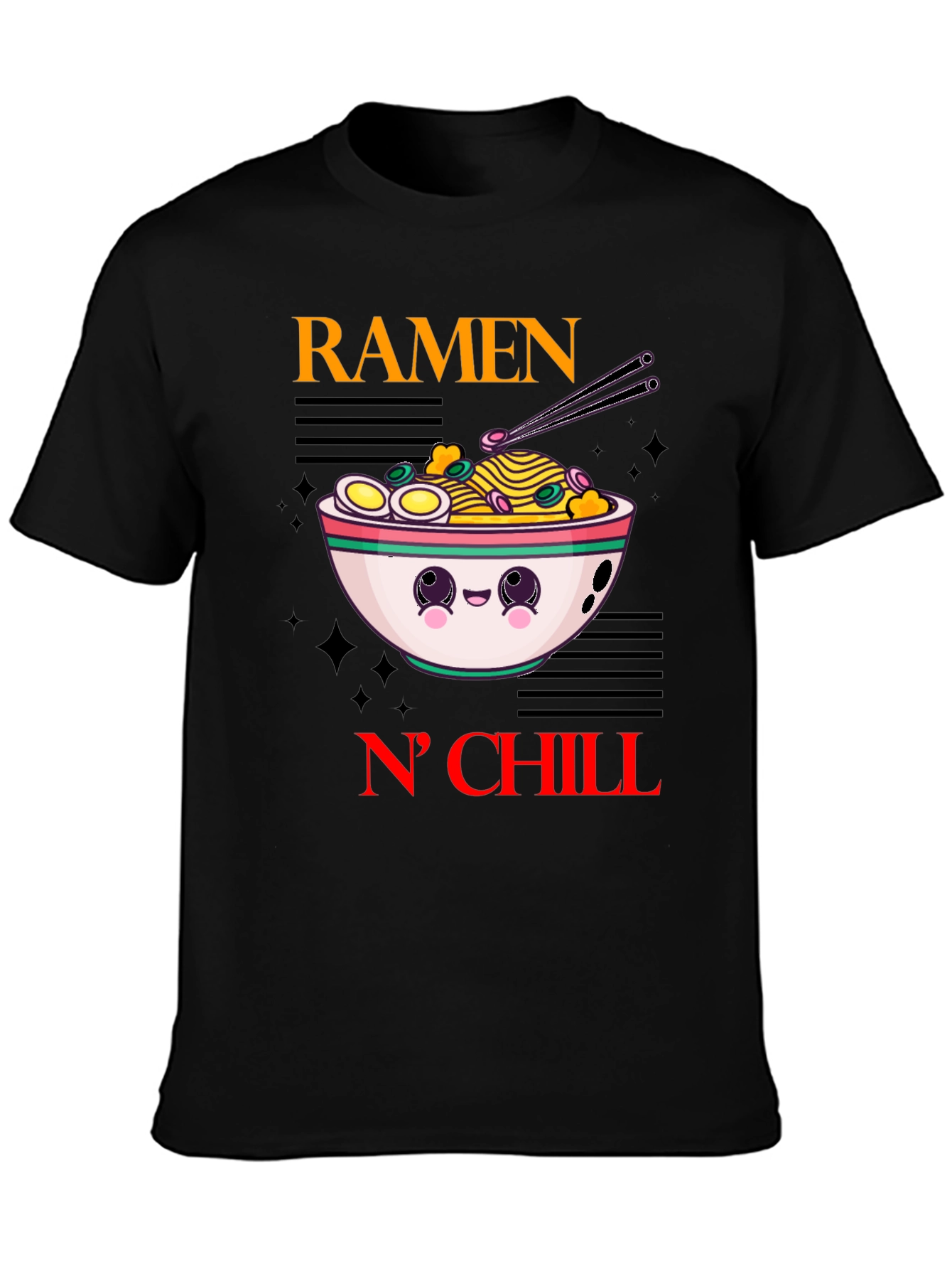 Ramen N Chill Kawaii Graphic Tee