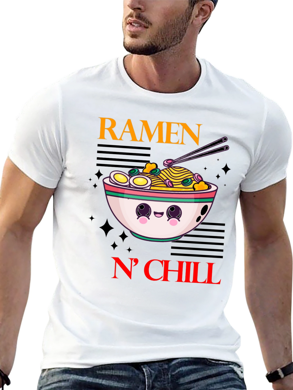 Ramen N Chill Kawaii Graphic Tee