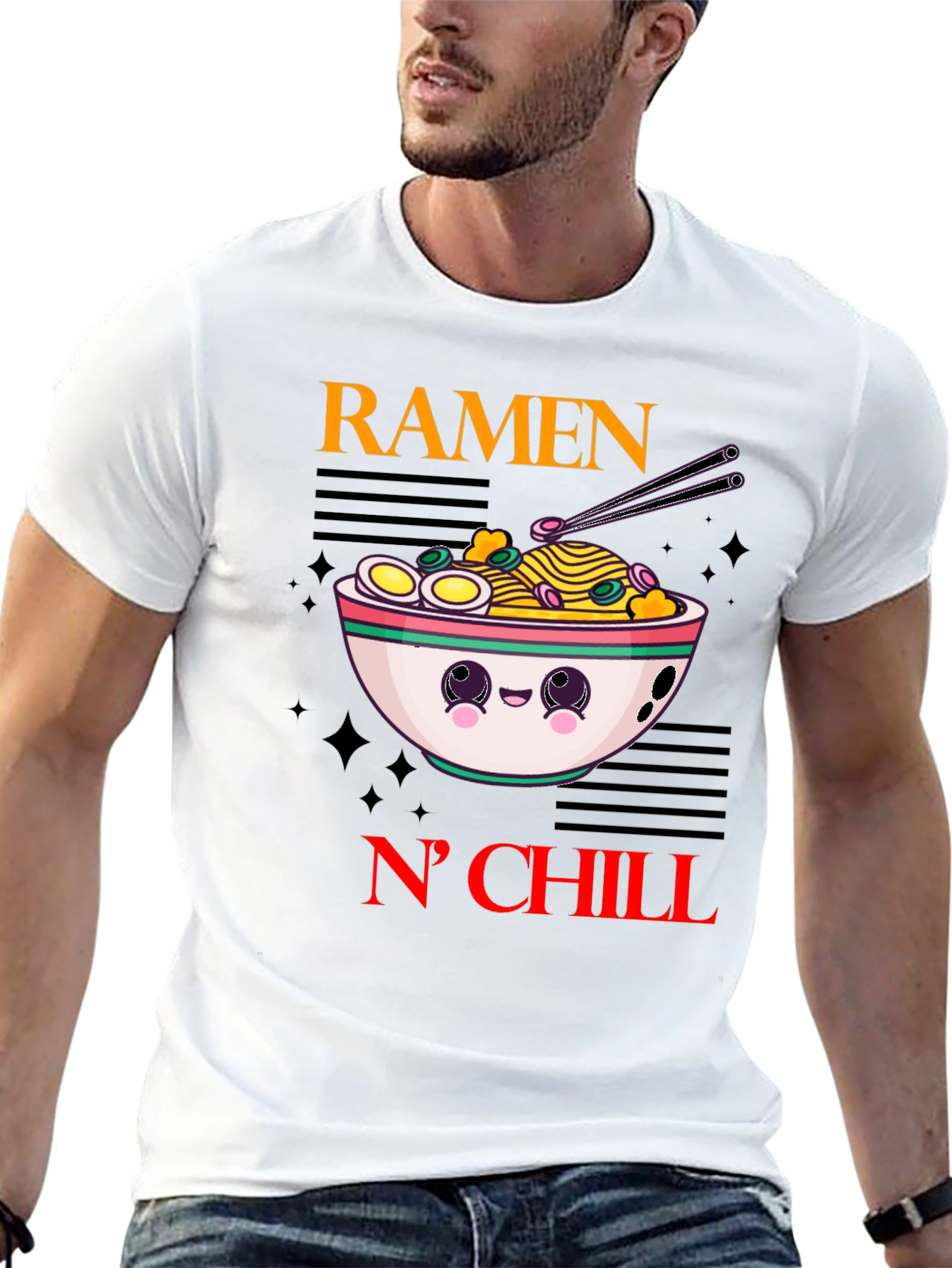 Ramen N Chill Kawaii Graphic Tee